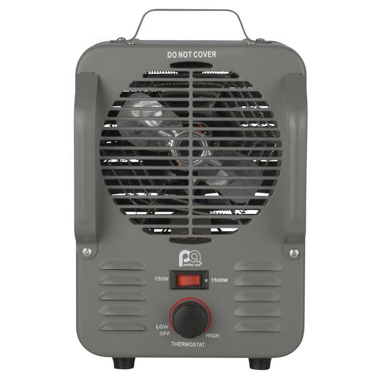 Perfect Aire Gray Electric Utility Milkhouse Heater with Thermostat