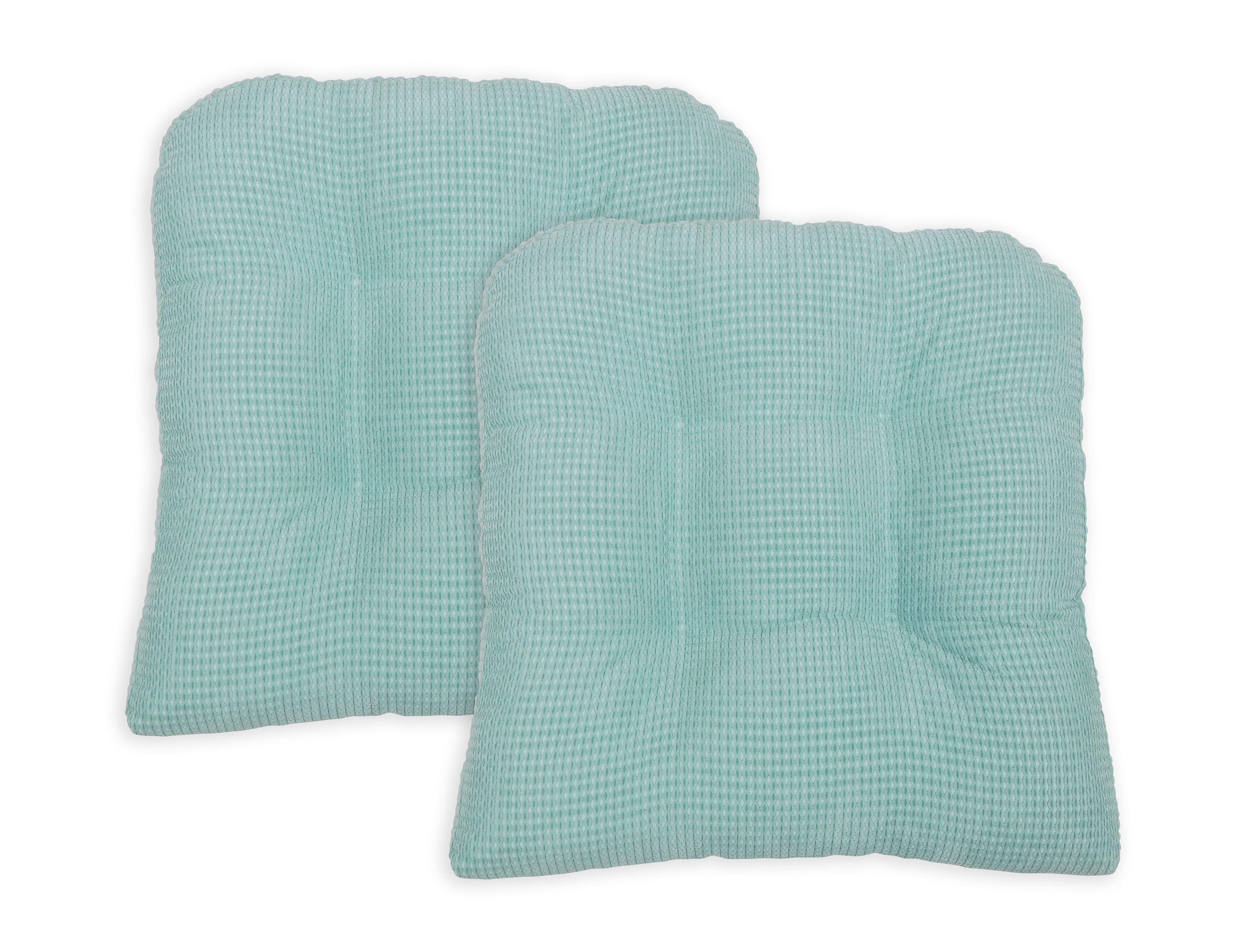 Aqua Memory Foam Non-Skid Chair Pads, Set of 2