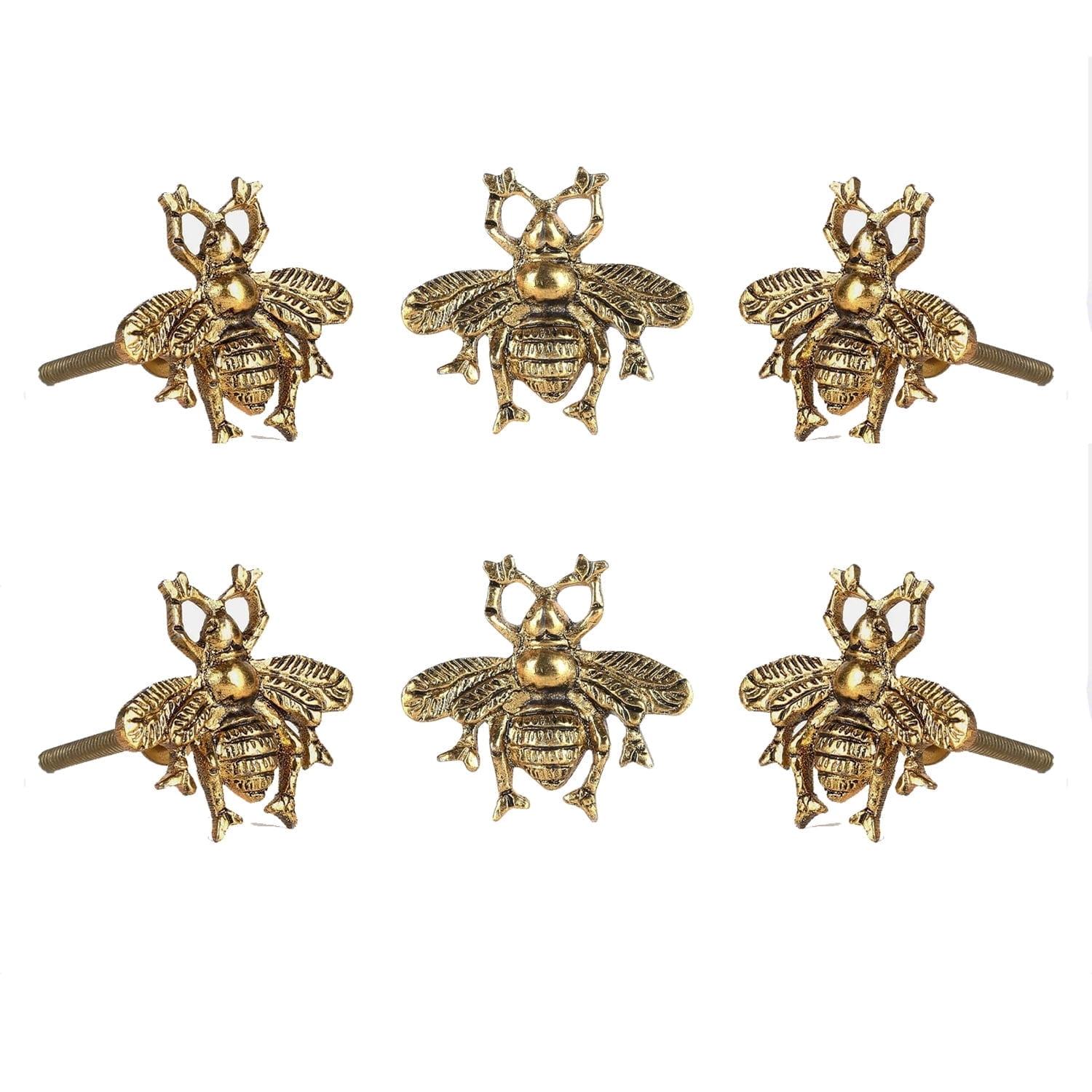 1.9" Length Bee Novelty Knob Multipack (Set of 6)