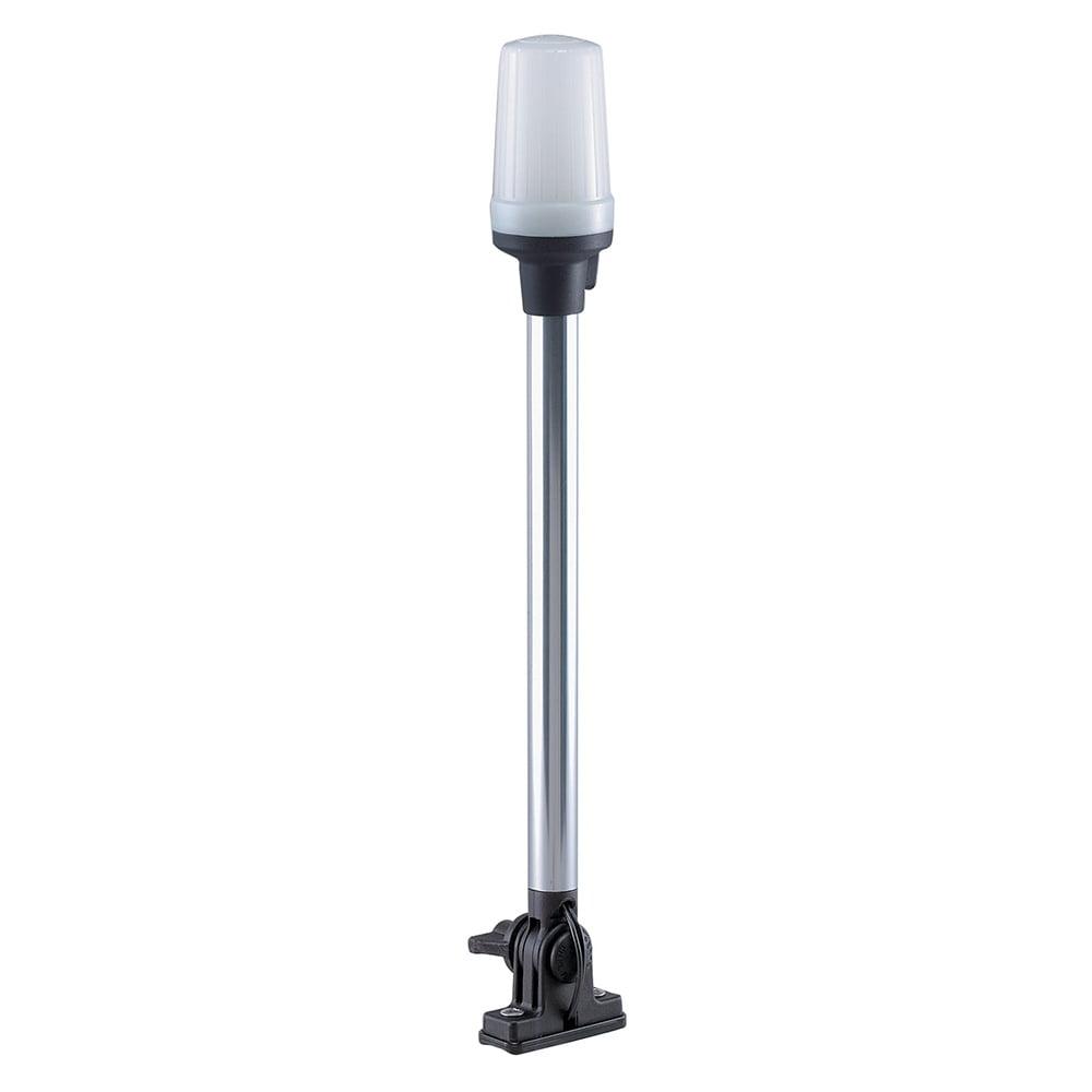 White Fold-Down All-Round Navigation Pole Light