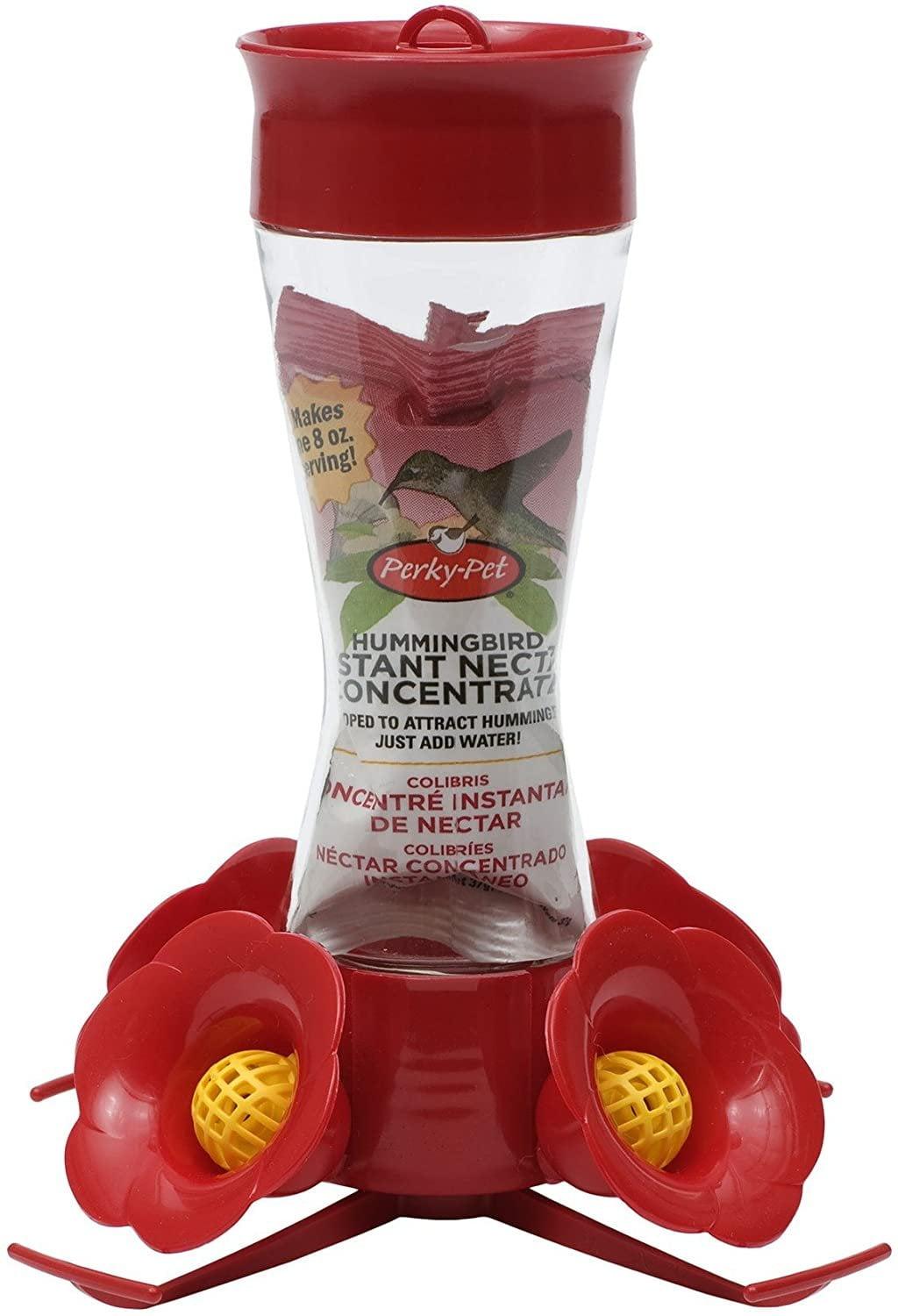 Woodstream Glass Hanging Hummingbird Feeder