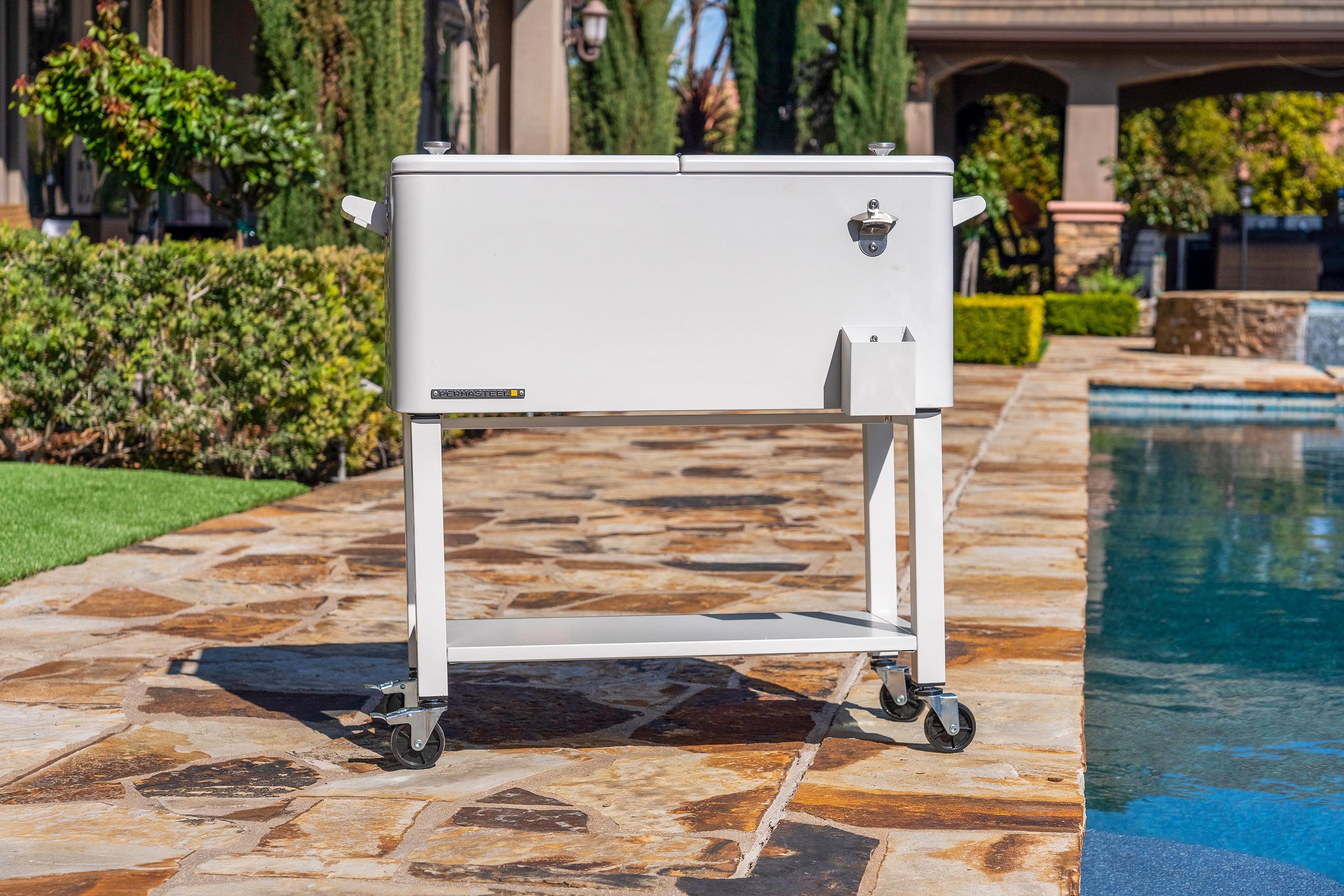 Permasteel 80-Qt Outdoor Patio Cooler with Removable Basin