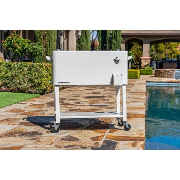 Permasteel 80-Qt Outdoor Patio Cooler with Removable Basin