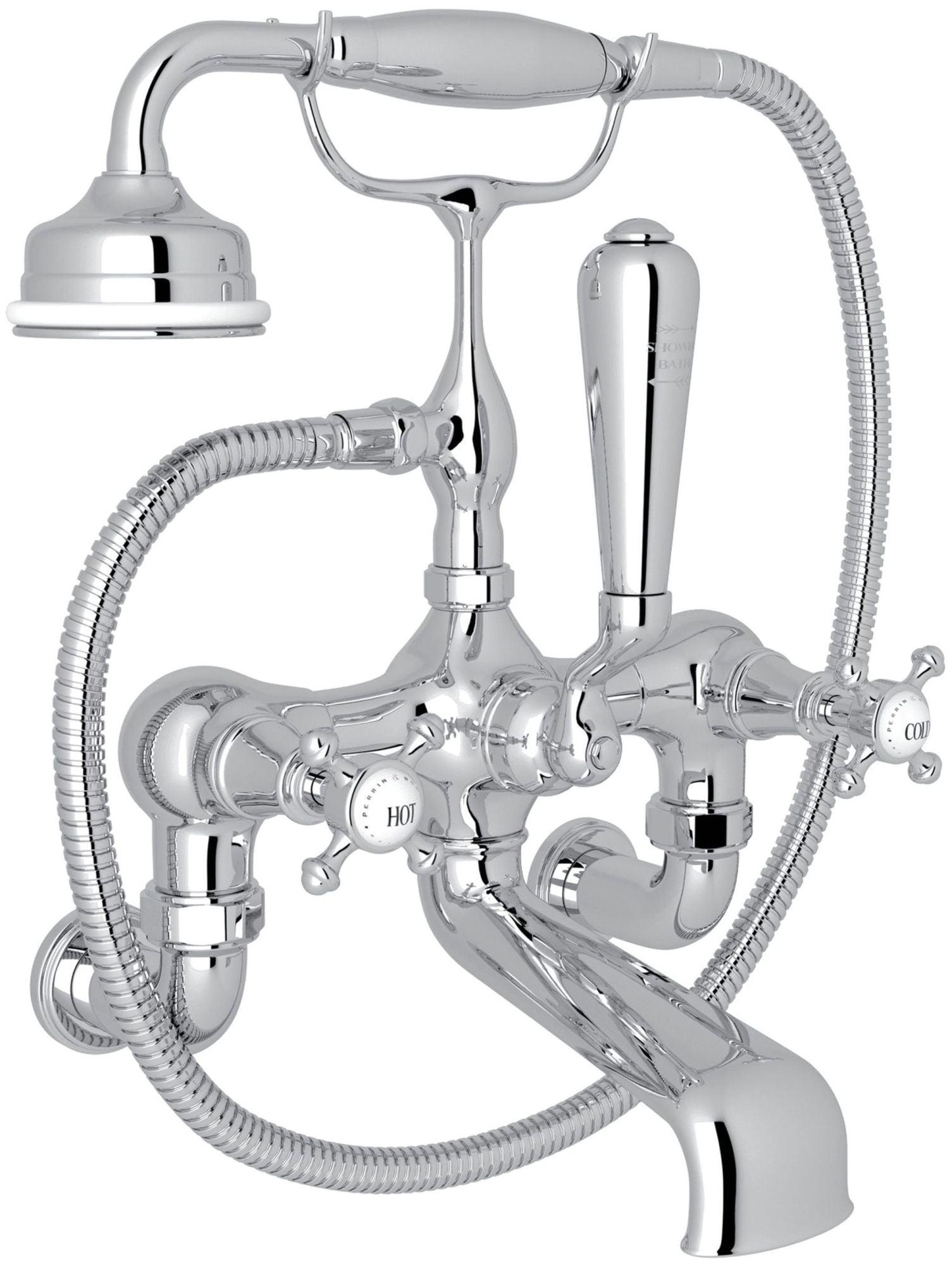 Georgian Era Exposed Wall Mount Tub Filler