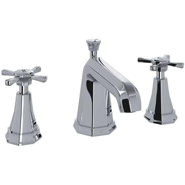 Perrin & Rowe U.3142X-APC-2 Deco Widespread Lavatory Faucet