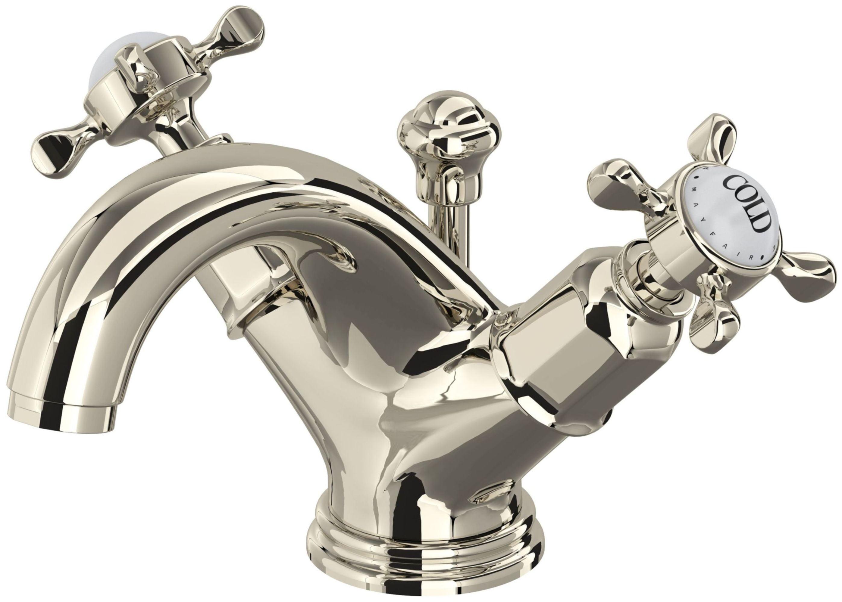 Edwardian Single hole faucet Bathroom Faucet with Drain Assembly