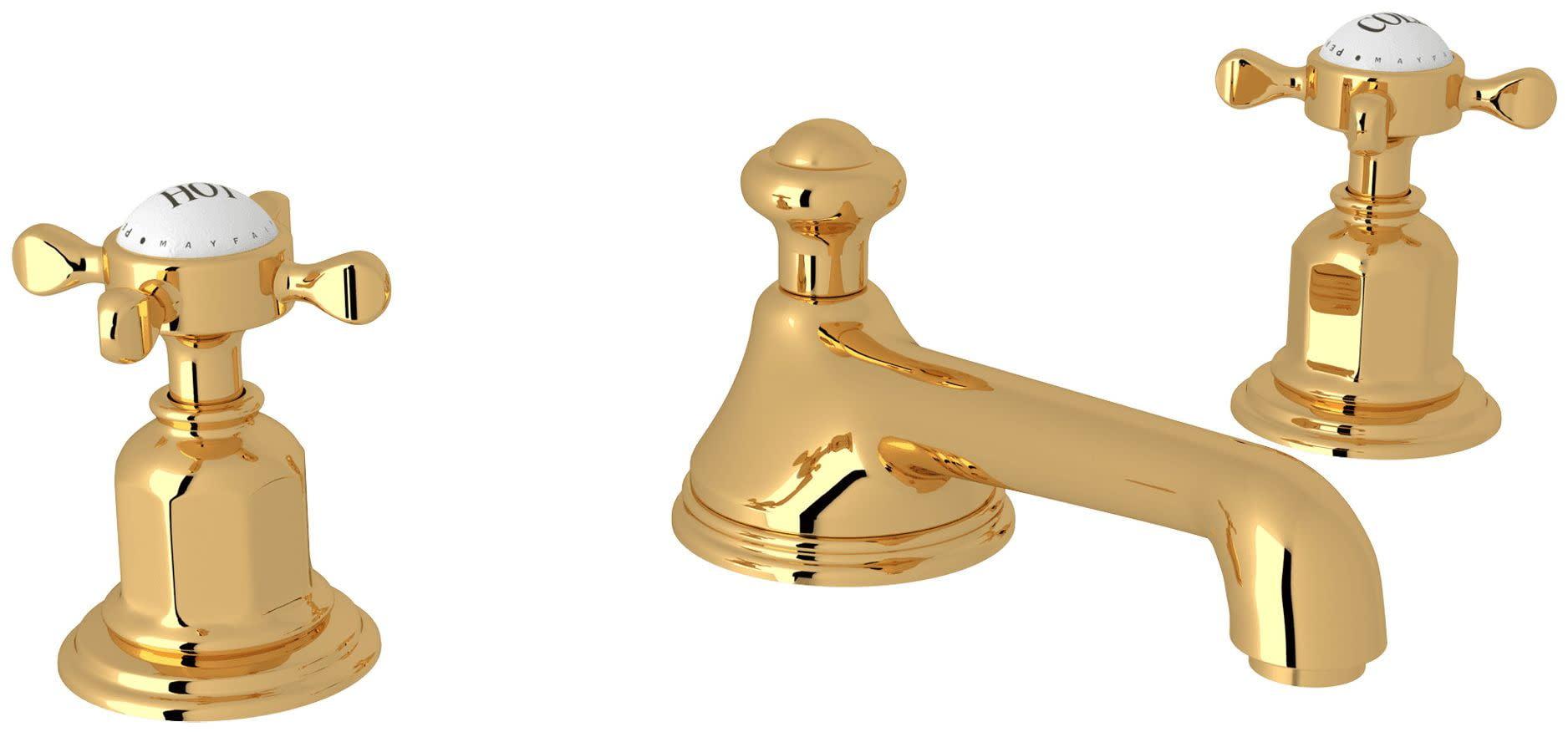 Edwardian Widespread Lavatory Faucet With Low Spout