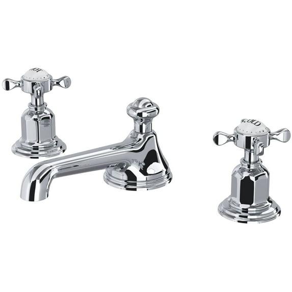 Edwardian Widespread Lavatory Faucet With Low Spout