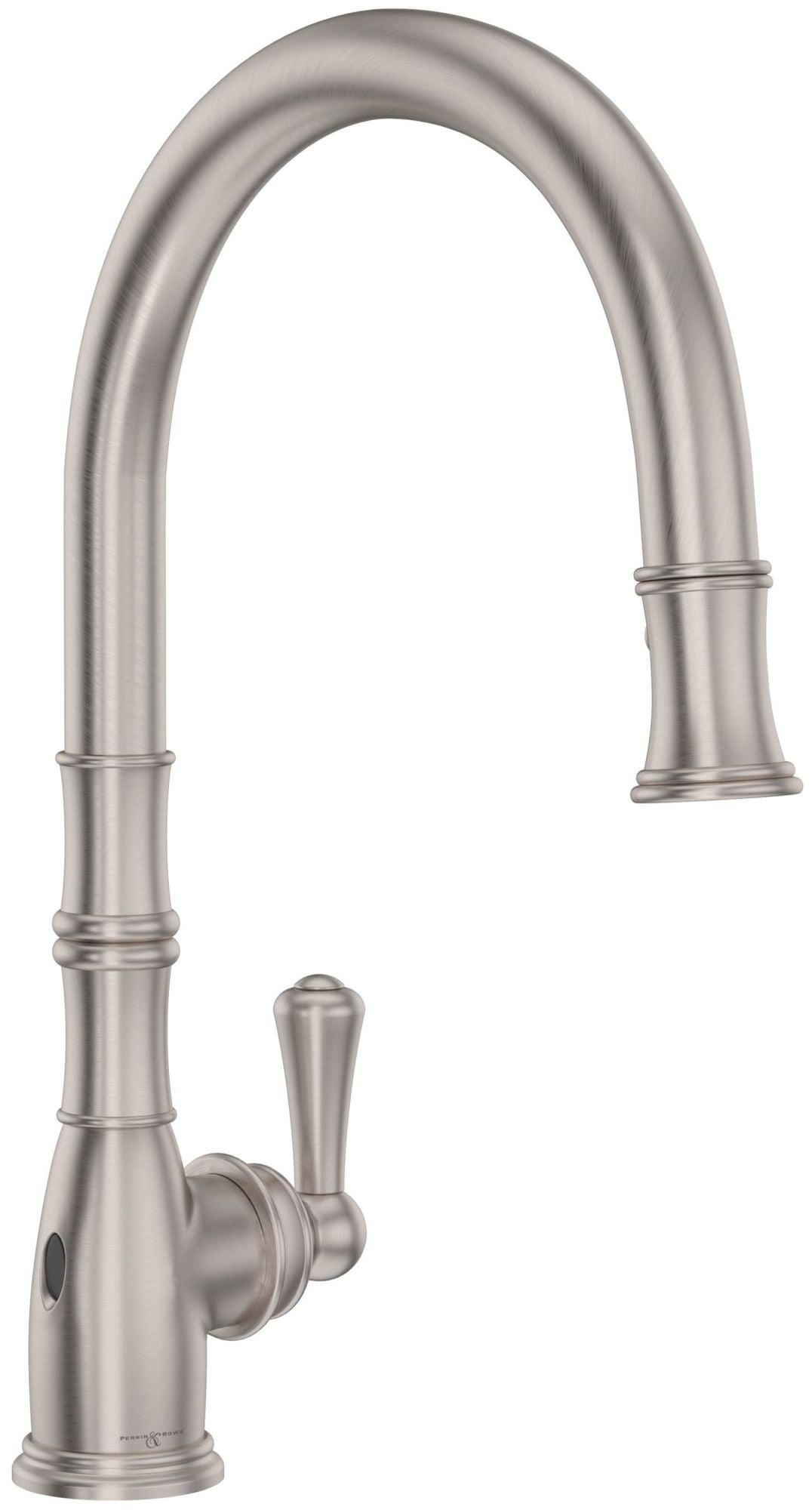 Classic Elegance 16" Polished Nickel Pull-Down Kitchen Faucet