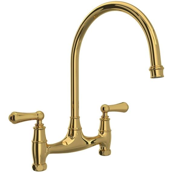 Georgian Era Bridge Kitchen Faucet Without Unions