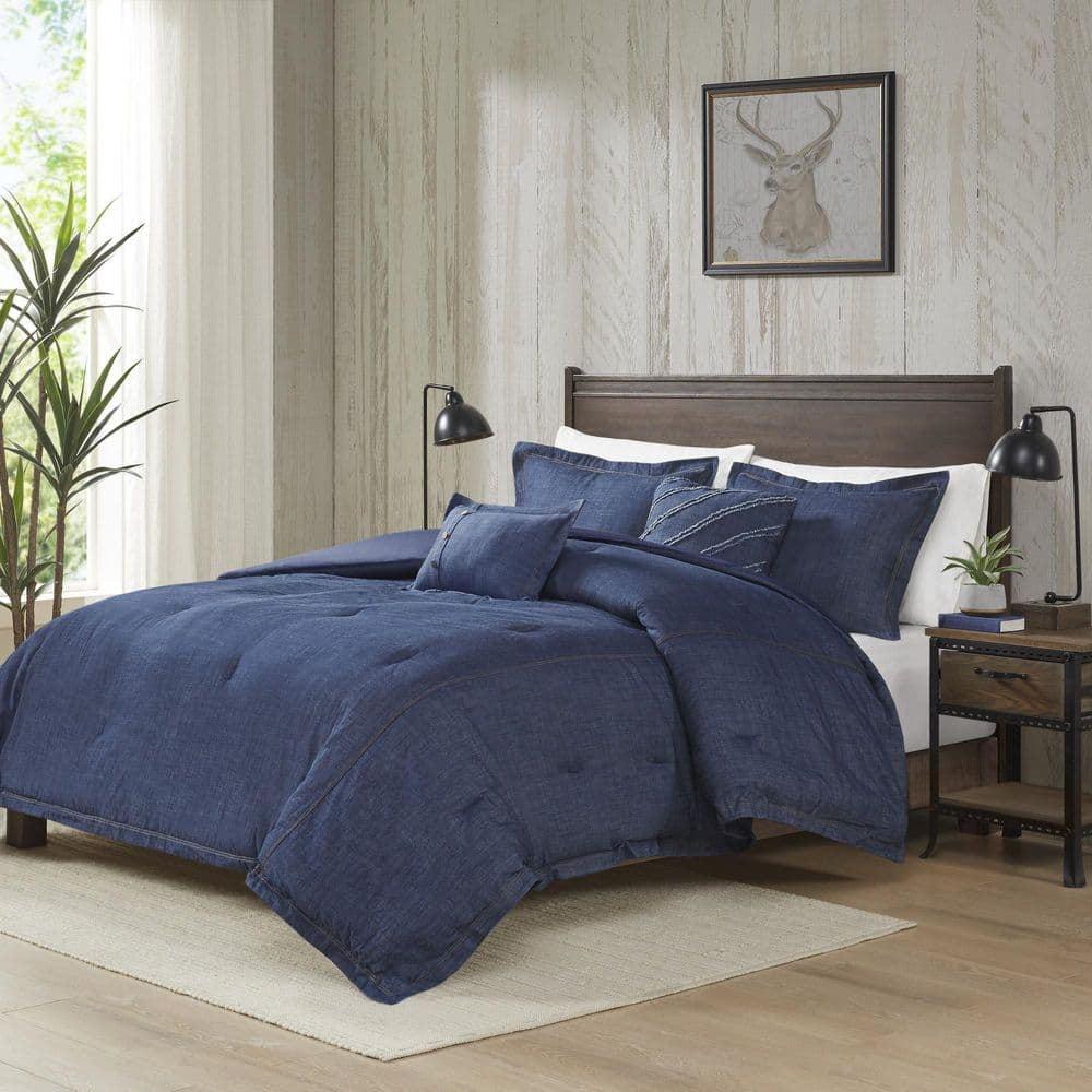 Perry Oversized Denim Comforter Set