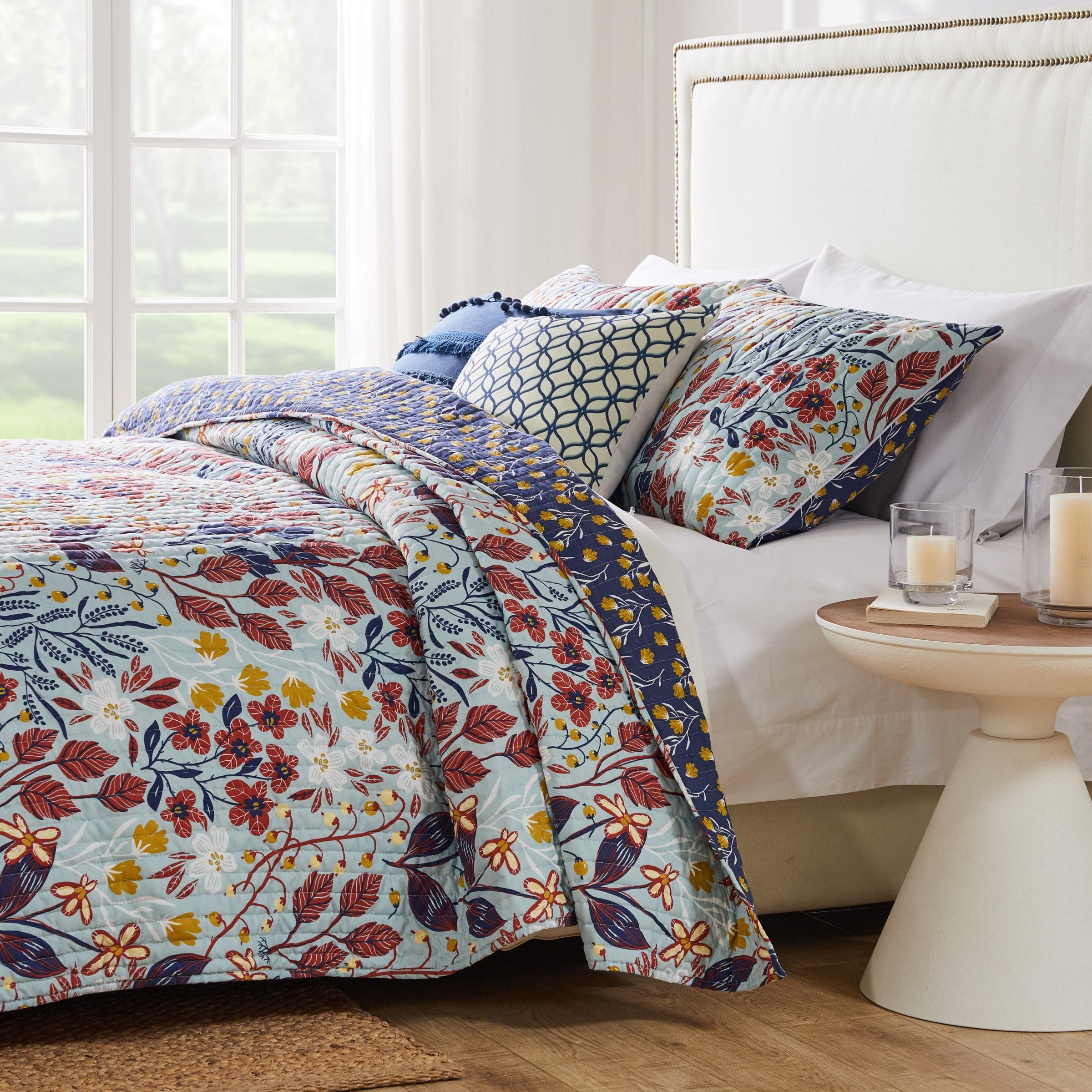 Barefoot Bungalow Koepp Perry Modern Bontanical Reversible Quilt Set