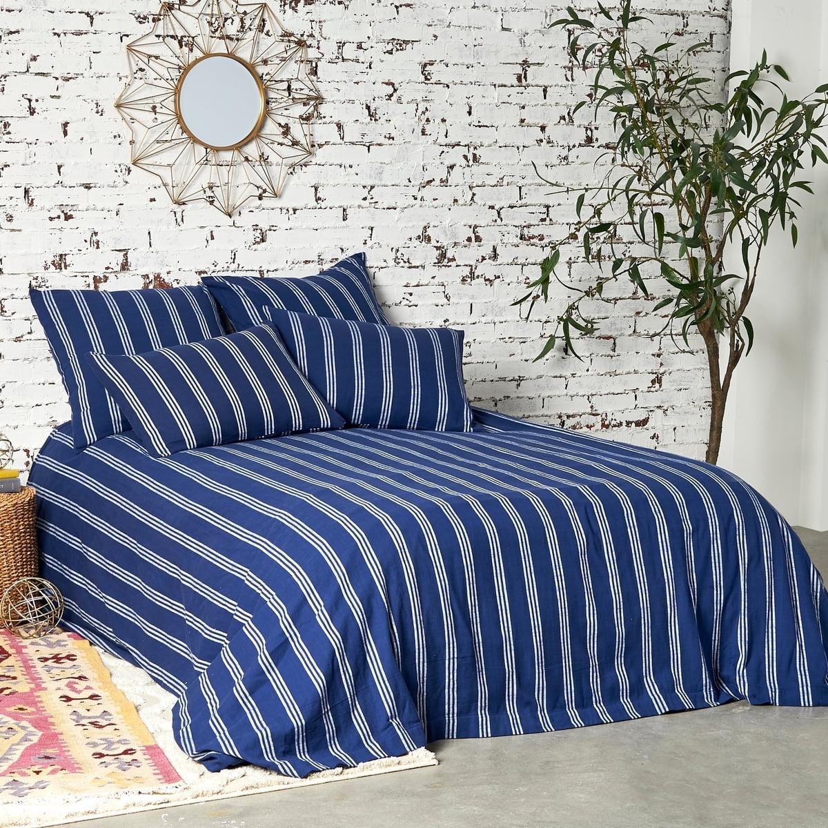 carol & frank Perry Cotton Striped Duvet Cover