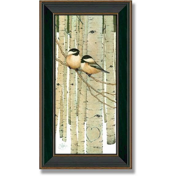 Personal-Prints Love Birds Framed Canvas Art