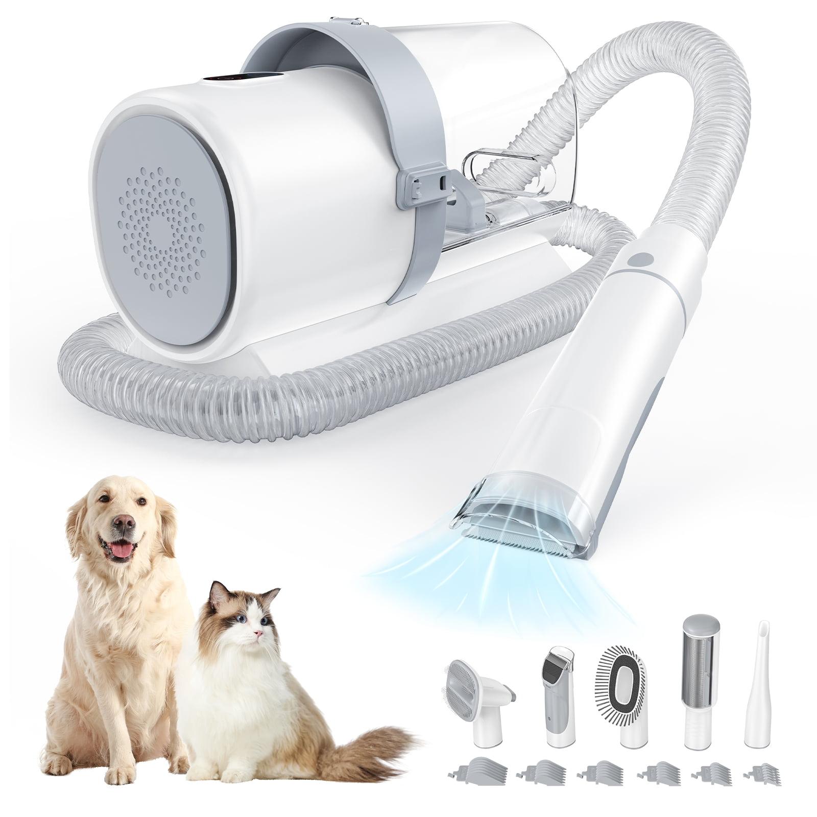 Professional Pet Grooming Vacuum Kit with Cordless Low Noise Dog Clippers