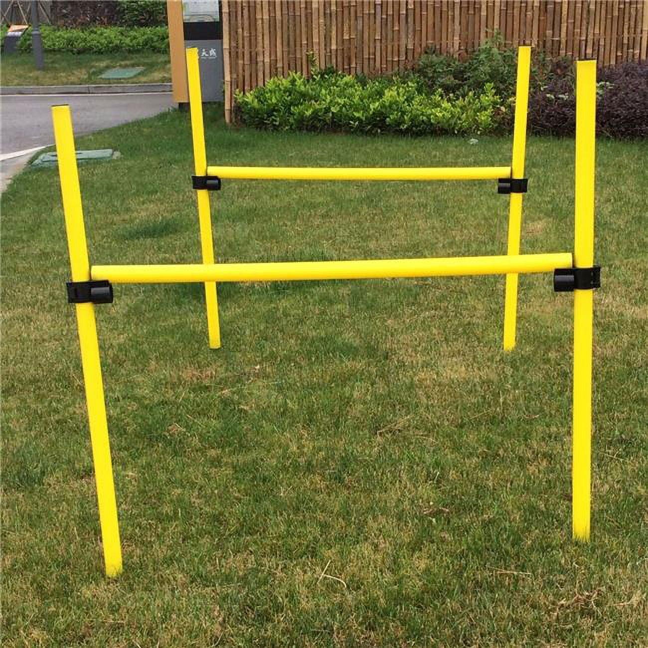 Yellow Collapsible Foam and Fiberglass Dog Agility Trainer