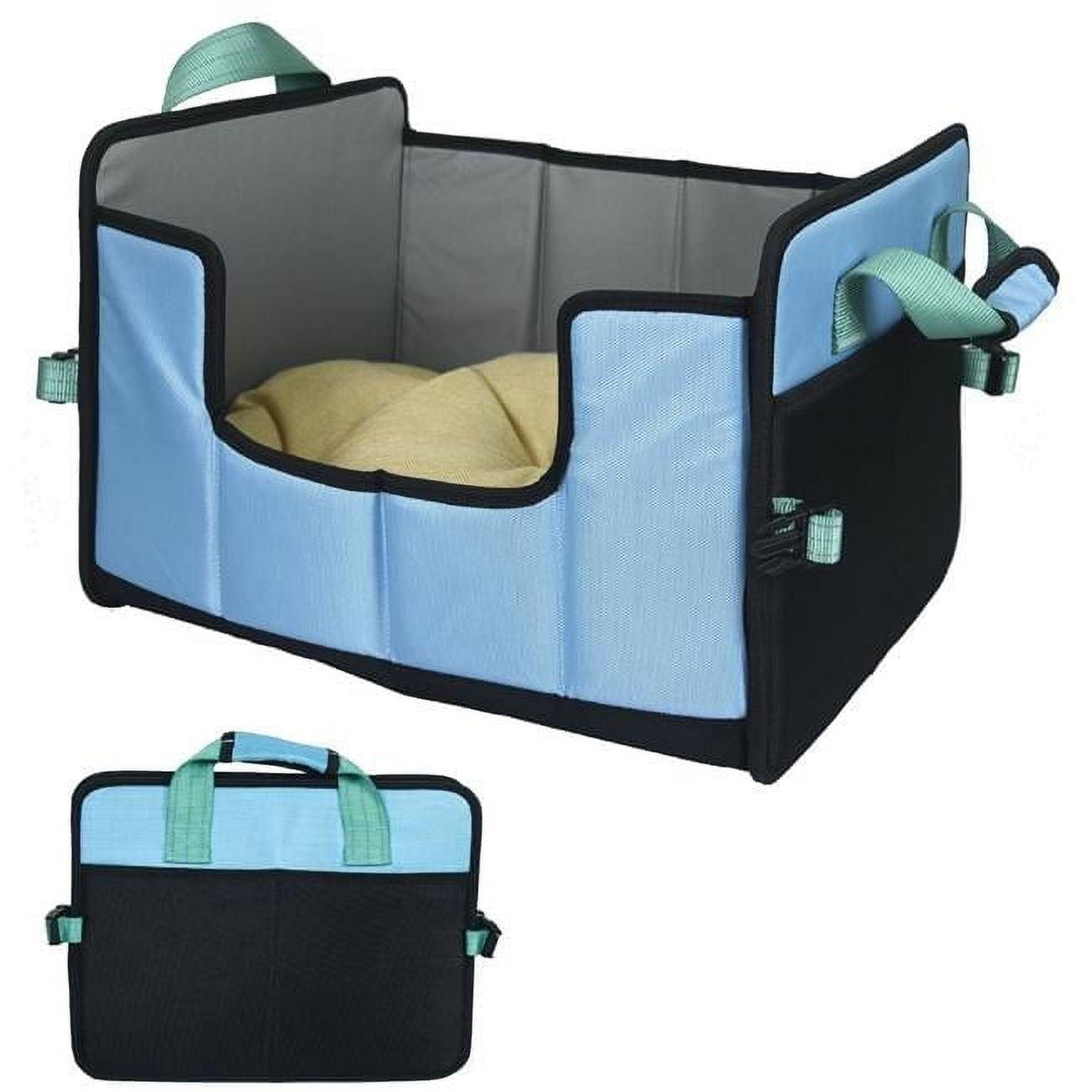 Pet Life Travel-Nest Folding Travel Cat and Dog Bed, LG, Blue