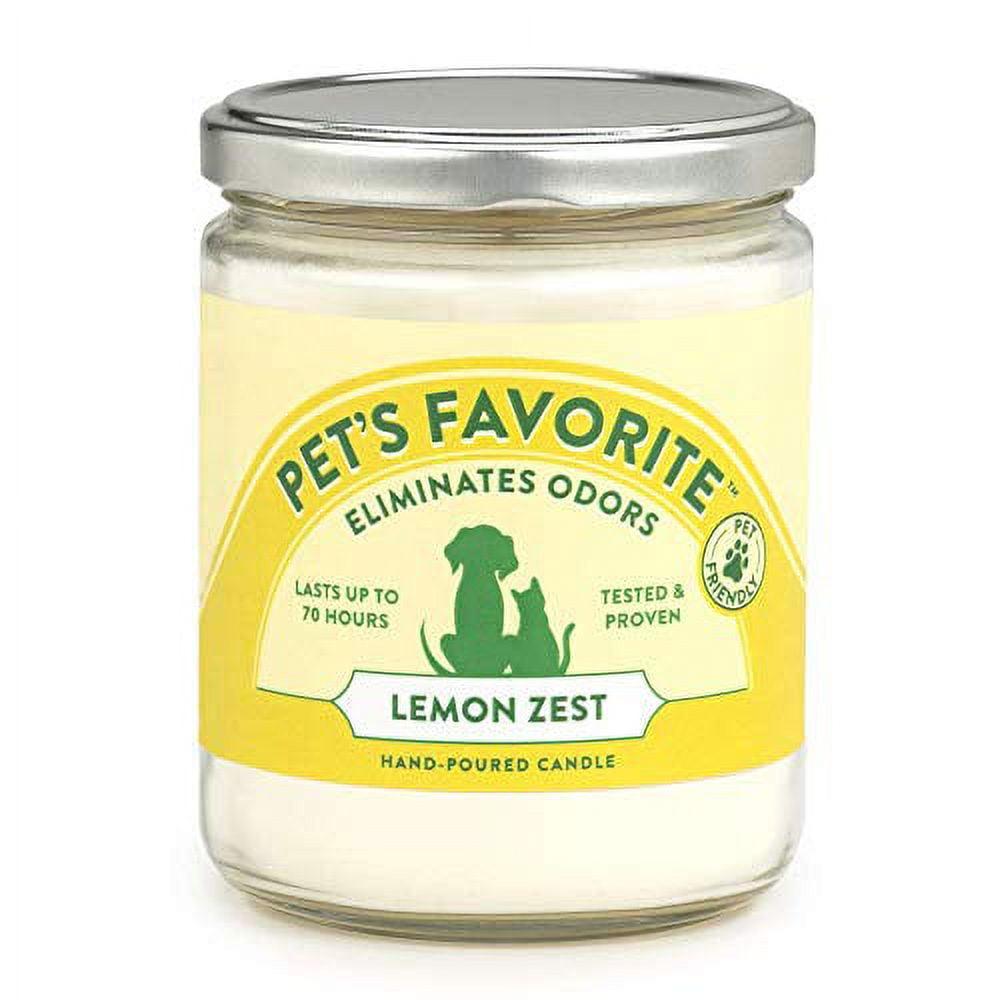 Lemon Zest Yellow Soy Wax Jar Candle