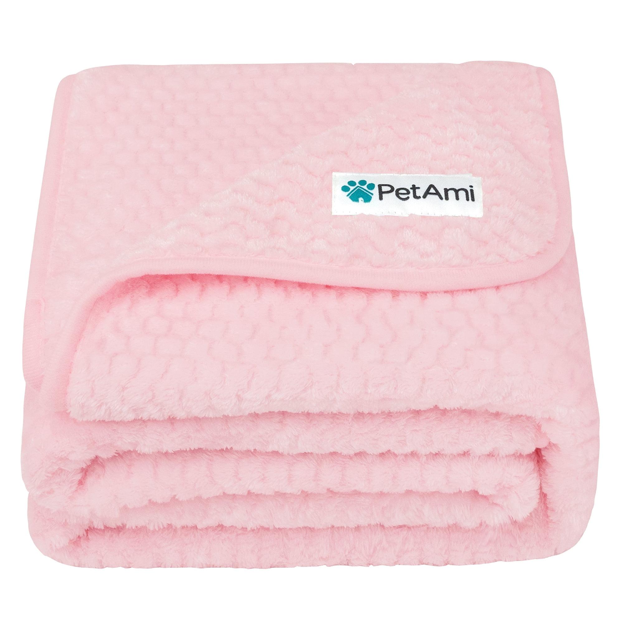 PetAmi Waterproof Dog Blanket, Leakproof Fleece Throw for Pet Cat Puppy Kitten, Reversible Washable Soft Plush Cover