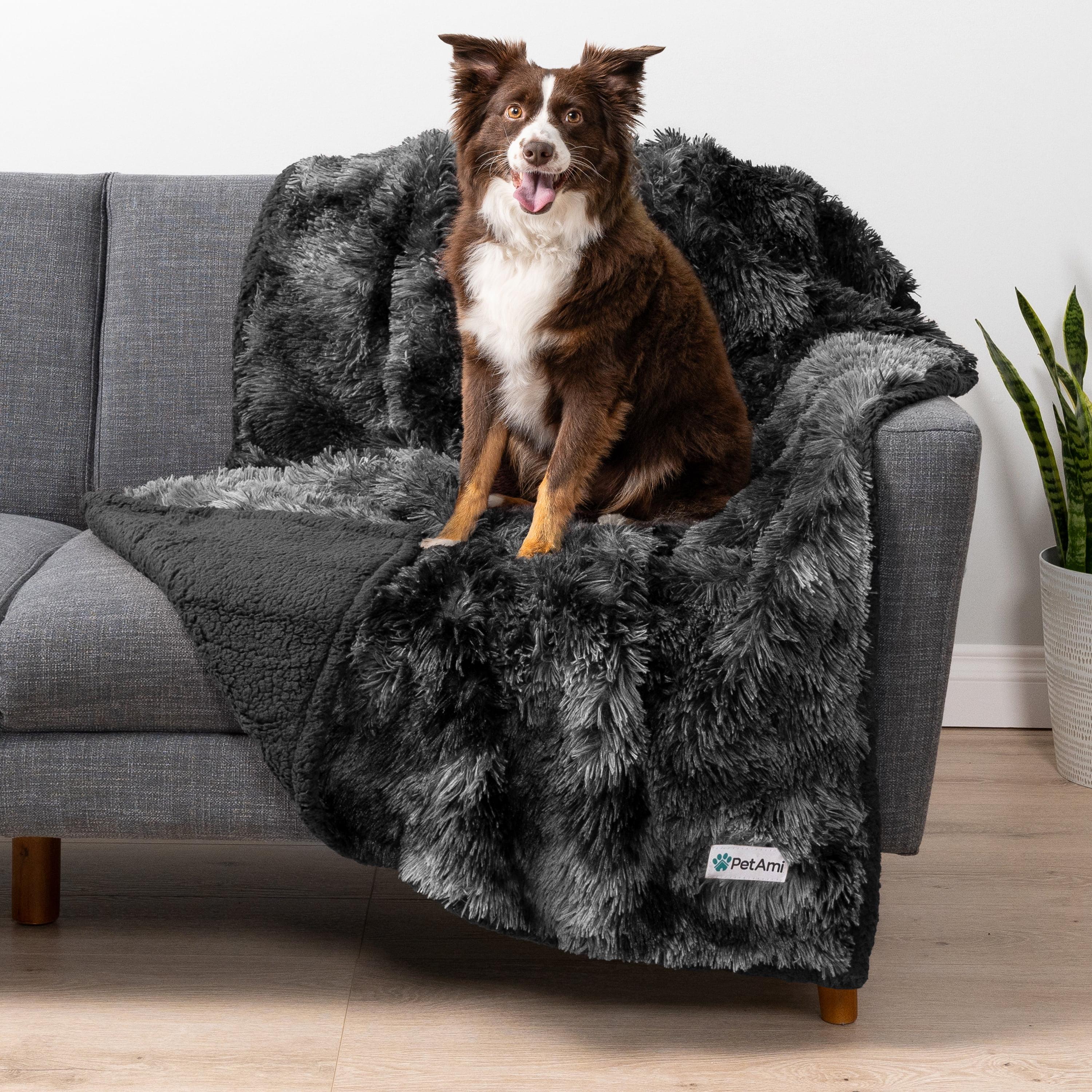 PetAmi Faux Fur Sherpa Pet Blanket