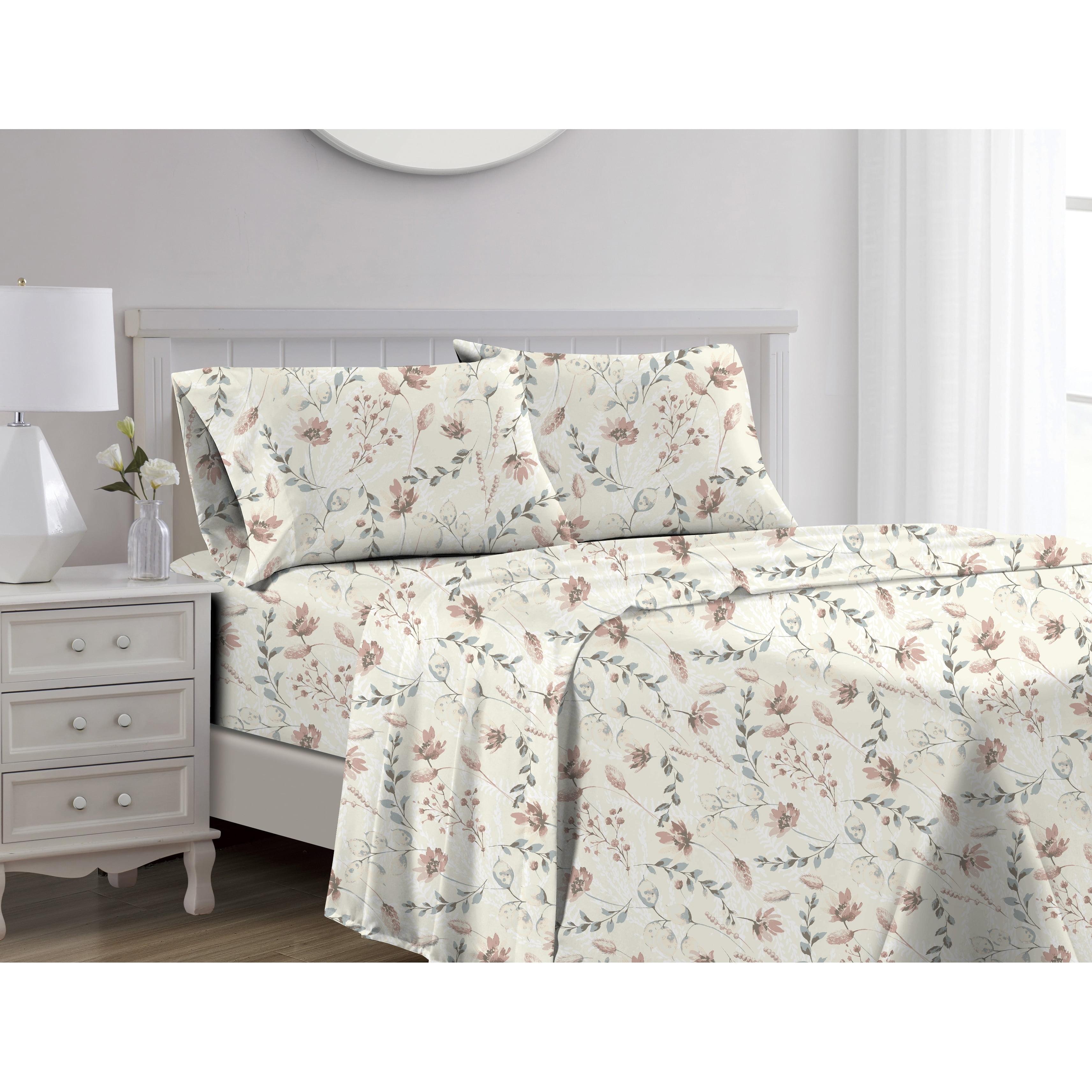 RT Designer's Collection 100% Cotton Floral Sheet Set
