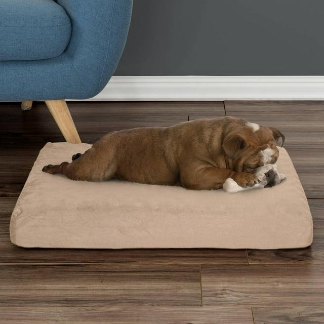 Pet Adobe Orthopedic Memory Foam Dog Bed - Tan