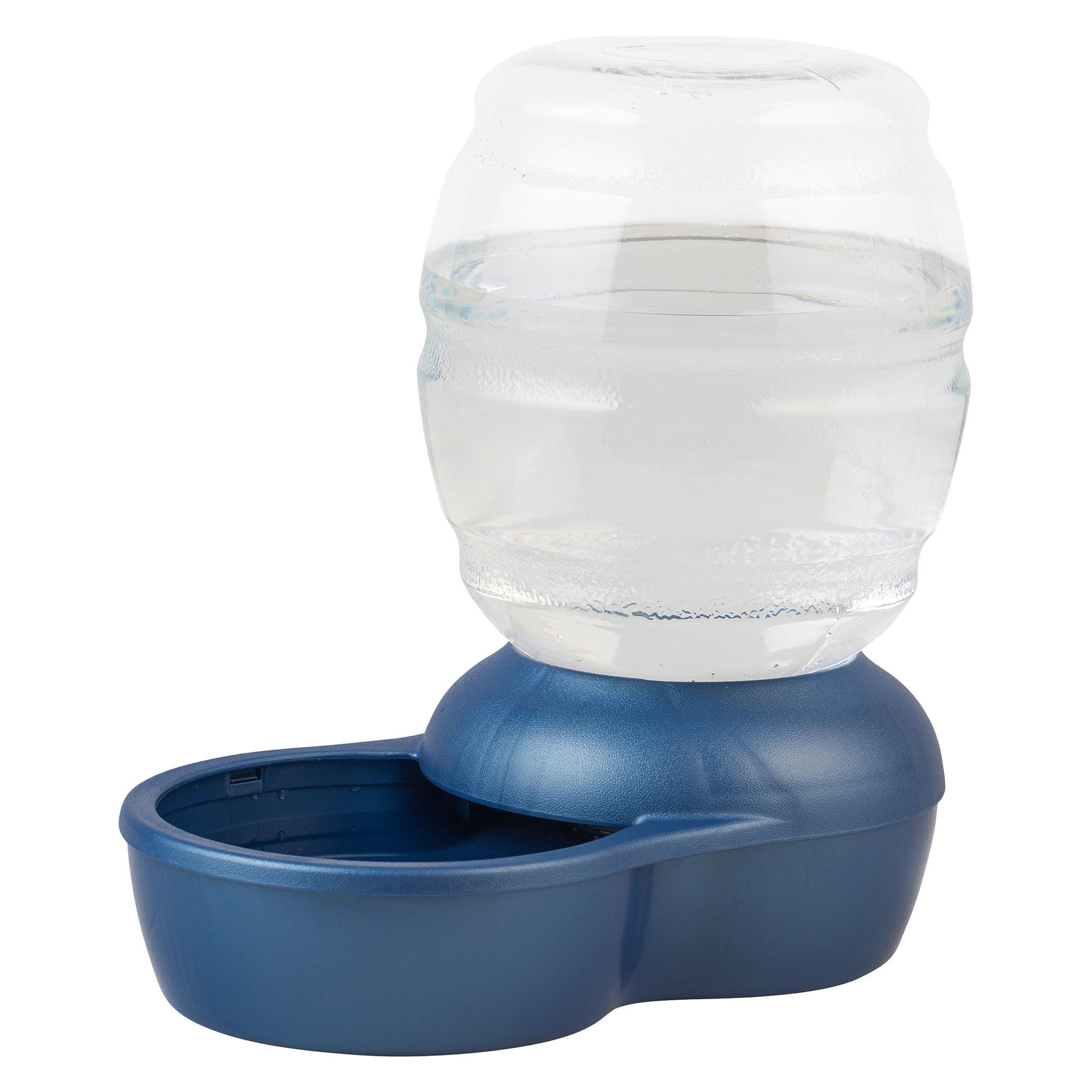 Blue 1-Gallon Automatic Pet Waterer with Microban