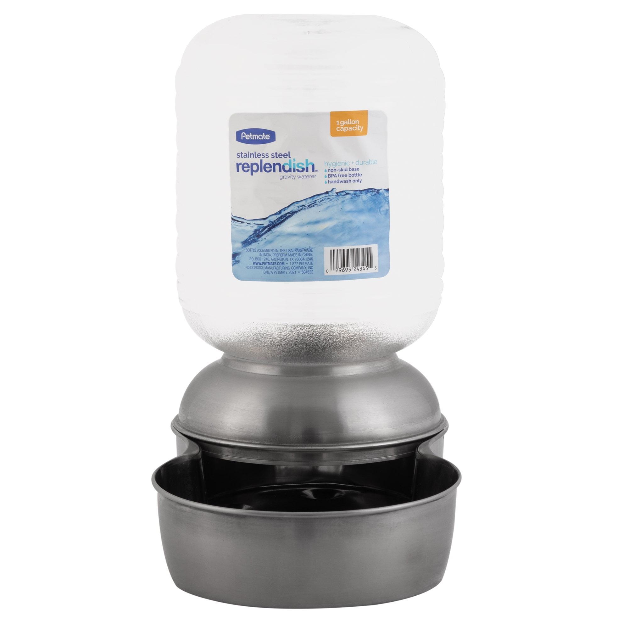 Petmate Replendish Stainless Steel Waterer