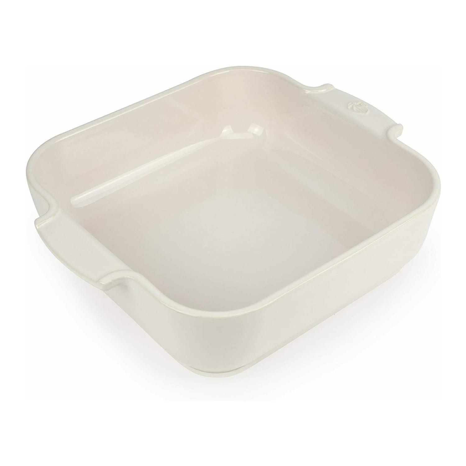 Cream Ceramic 12.75" Square Non-Stick Baker