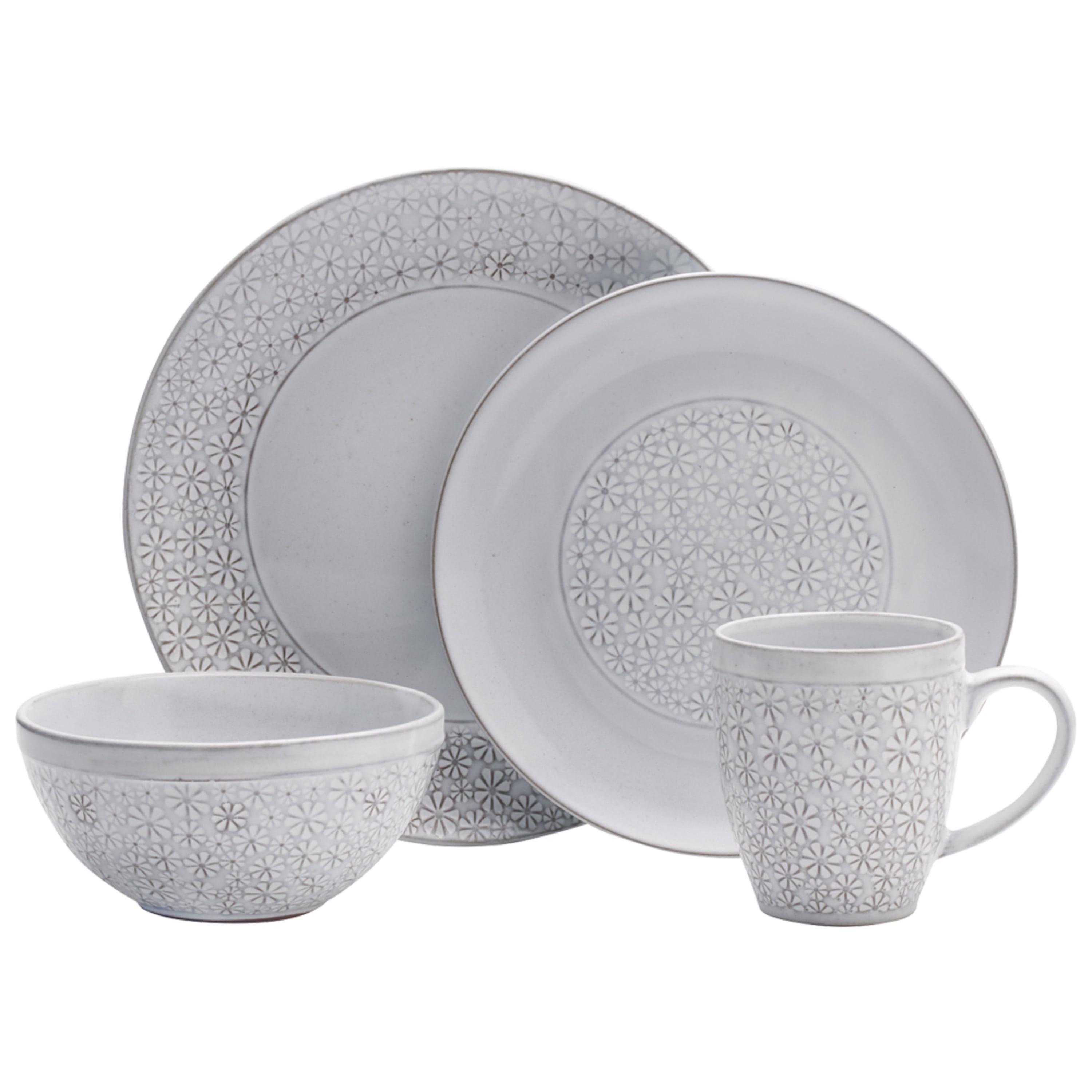 Pfaltzgraff Pfaltzgraff Blossom 16-Piece Stoneware Dinnerware Set, Service for 4