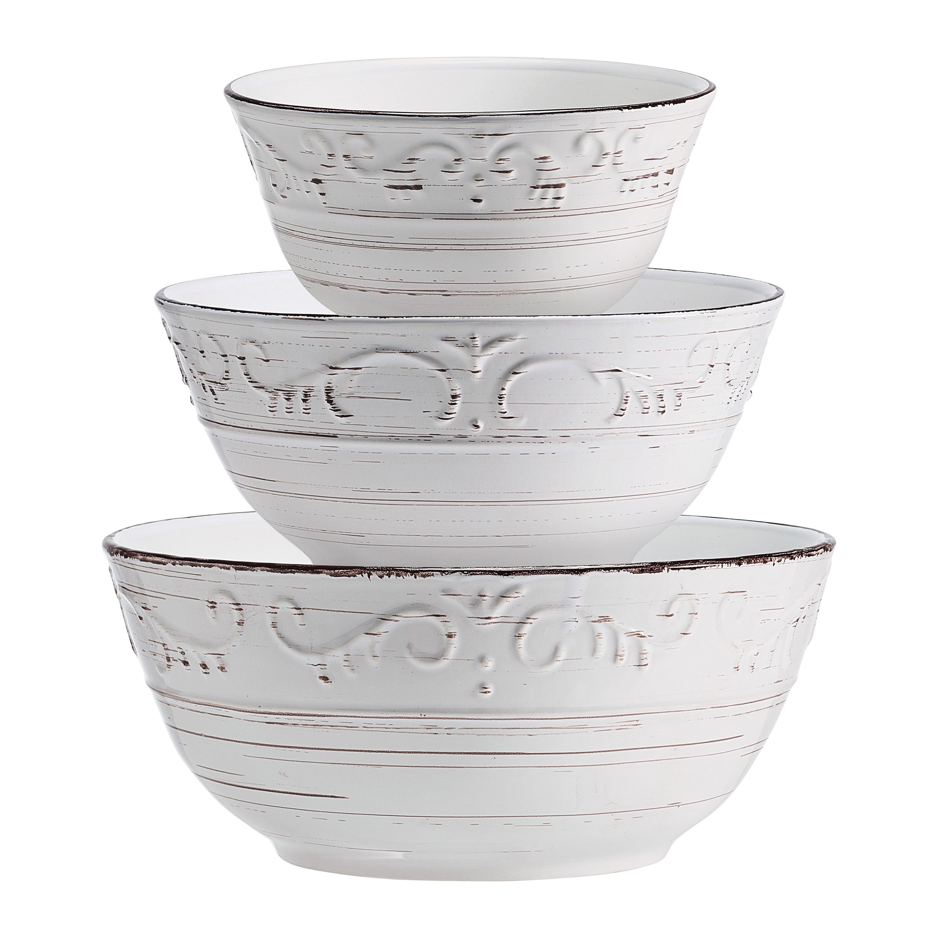 Pfaltzgraff Trellis Serving Bowl Set