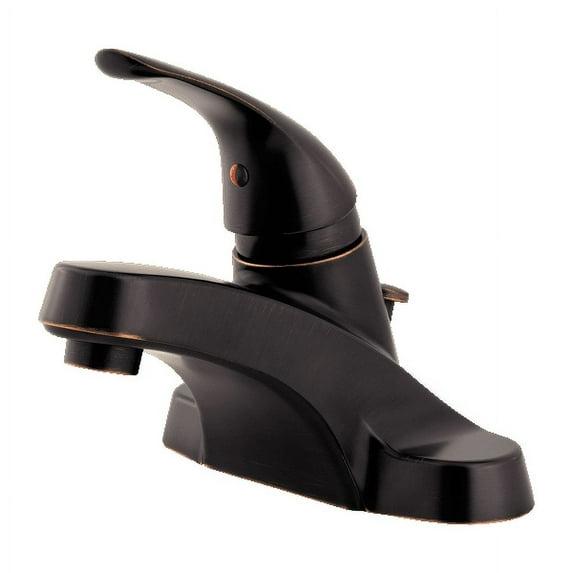 Pfirst Centerset Bathroom Faucet with Drain Assembly