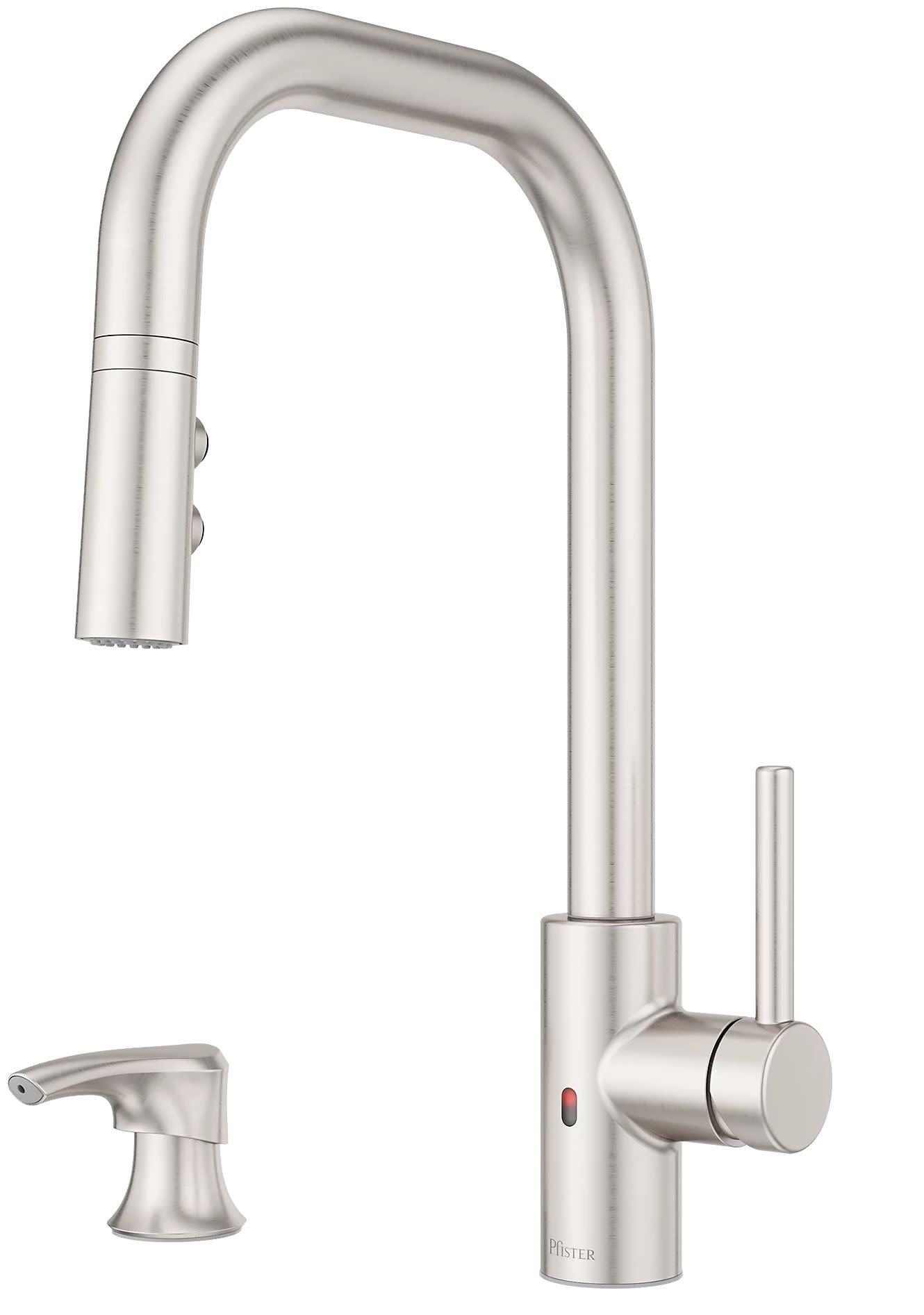 Pfister Zanna 1-Handle Touchless Spot Defense Stainless Steel Kitchen Faucet