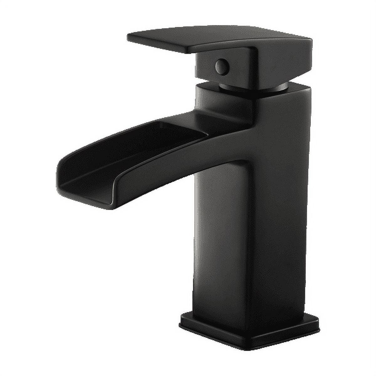 Kenzo Matte Black Single Handle Bathroom Faucet