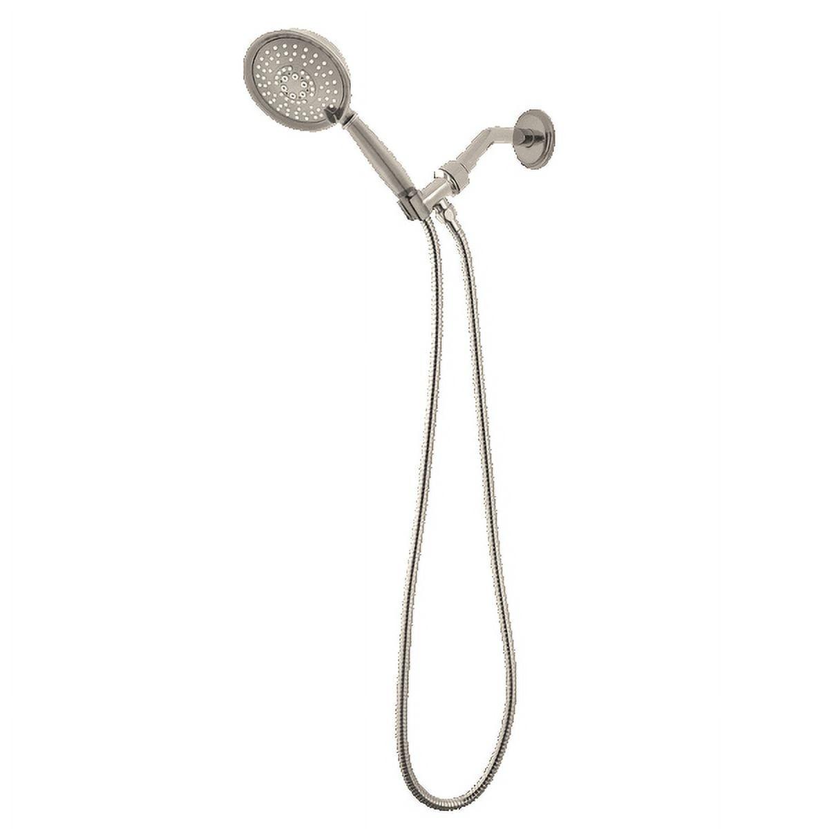 Avalon Brushed Nickel 5-Function Handheld Shower Head with Hose