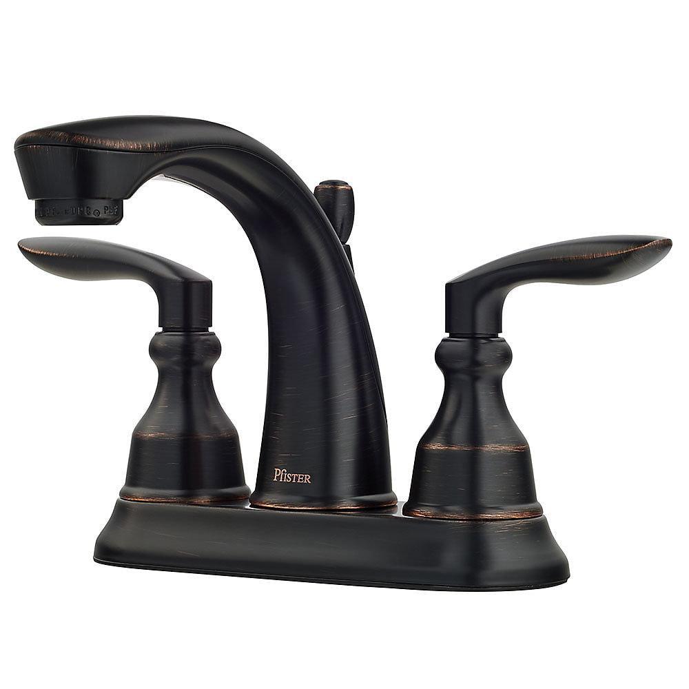 Avalon Double Handle Centerset Faucet Bathroom Faucet with Drain Assembly