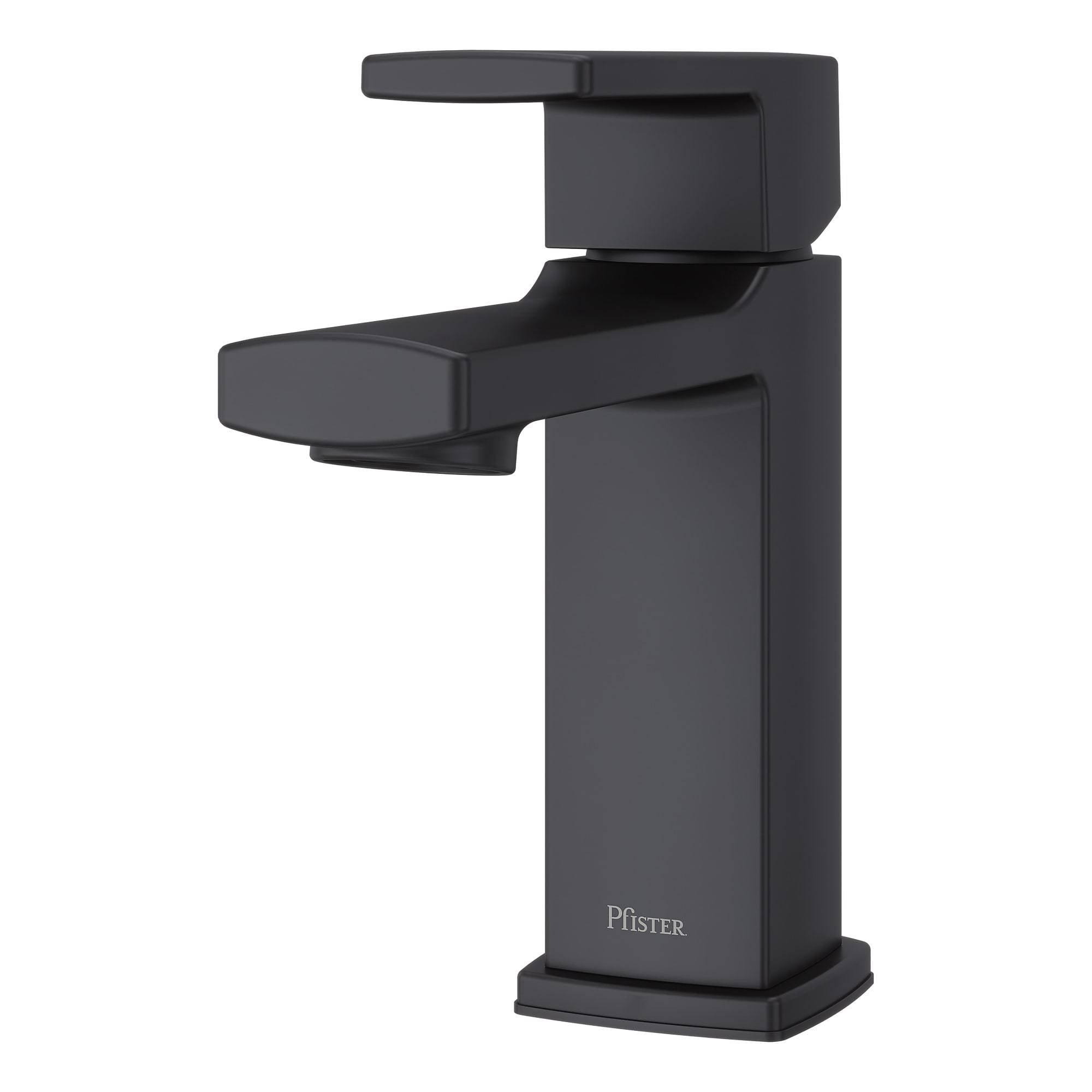 Deckard Matte Black Single Handle Bathroom Faucet