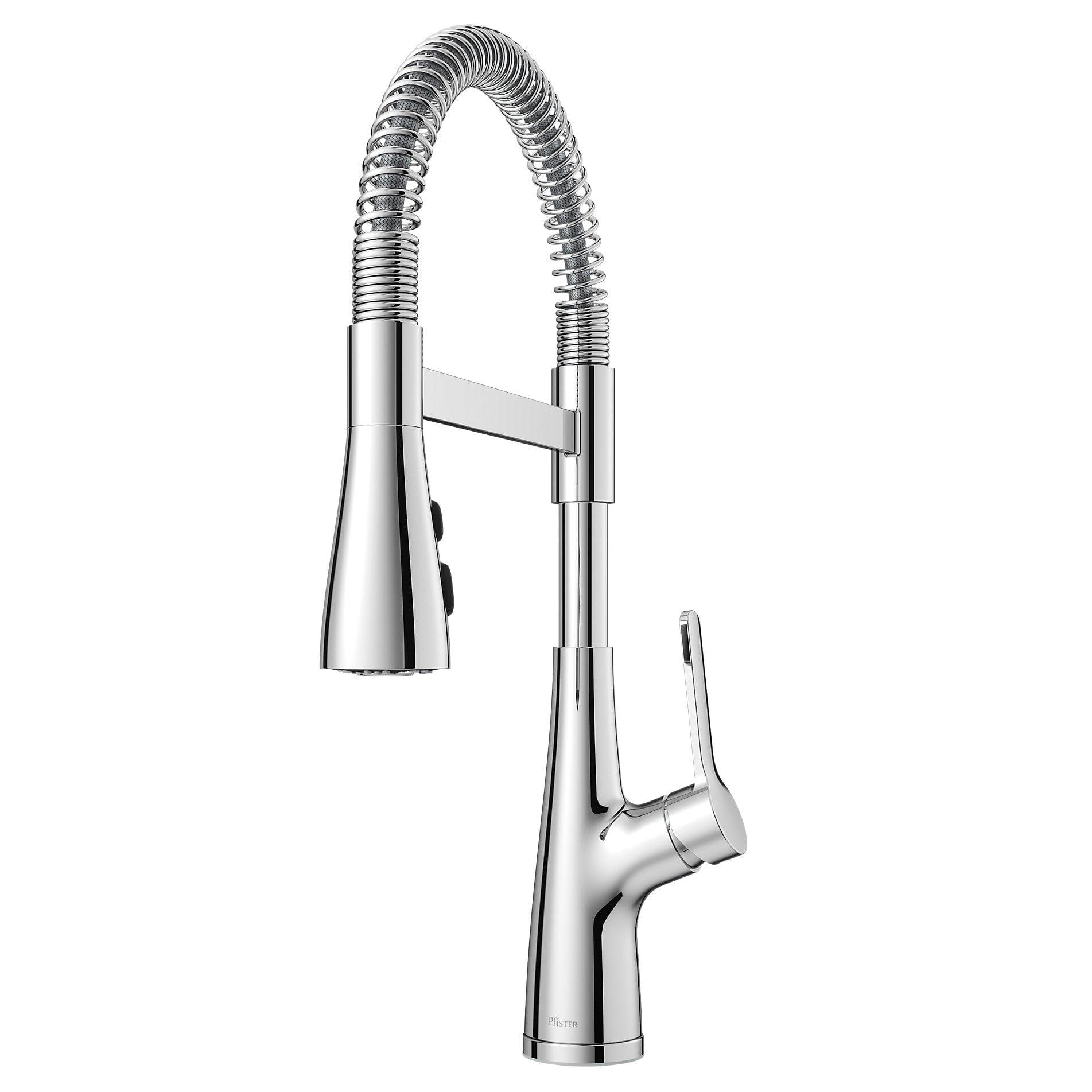 Stainless Steel Pull-Down Single Handle Kitchen Faucet