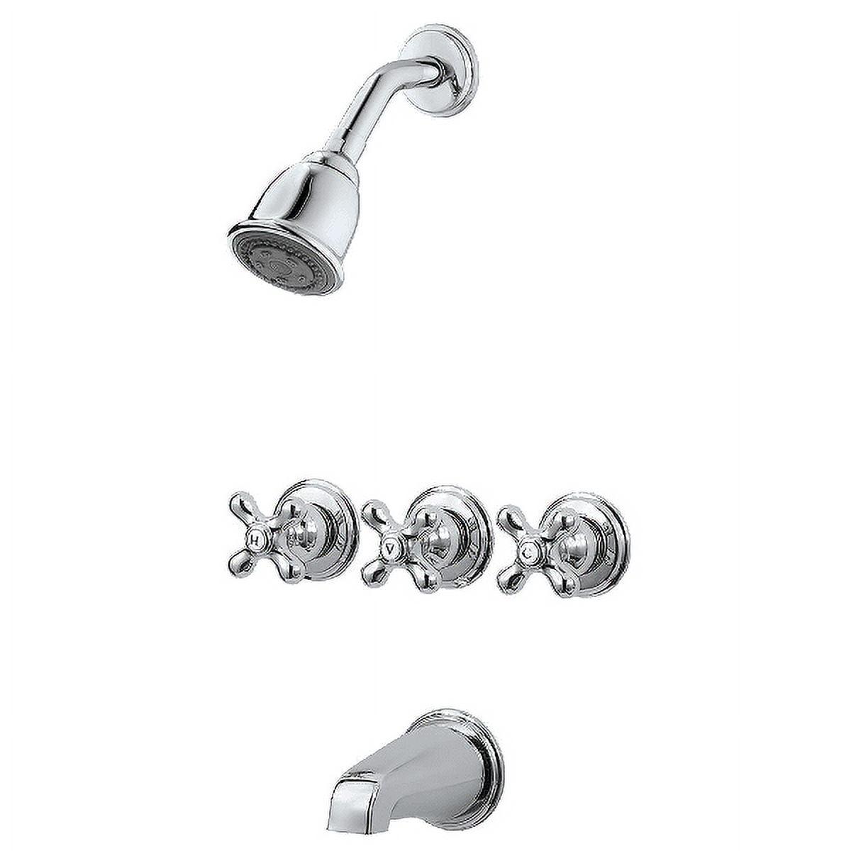 Handle Tub and Shower Dual Function Ceramic Disk Faucet Trim