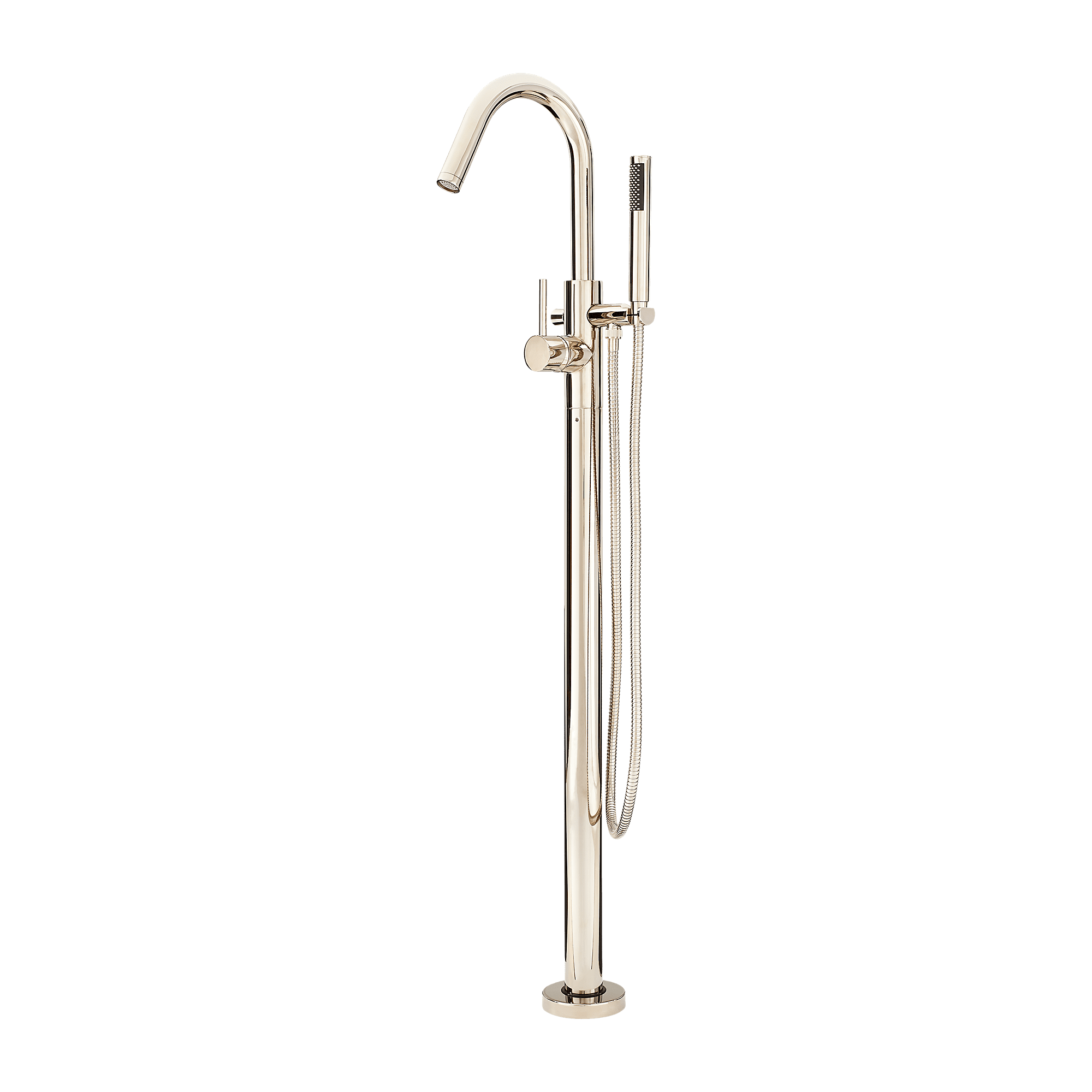 Single Handle Floor Mounted Freestanding Tub Filler Trim