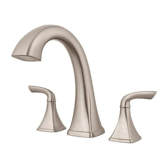 Pfister Bronson Double Handle Deck Mounted Roman Tub Faucet Trim RT6-5BSK