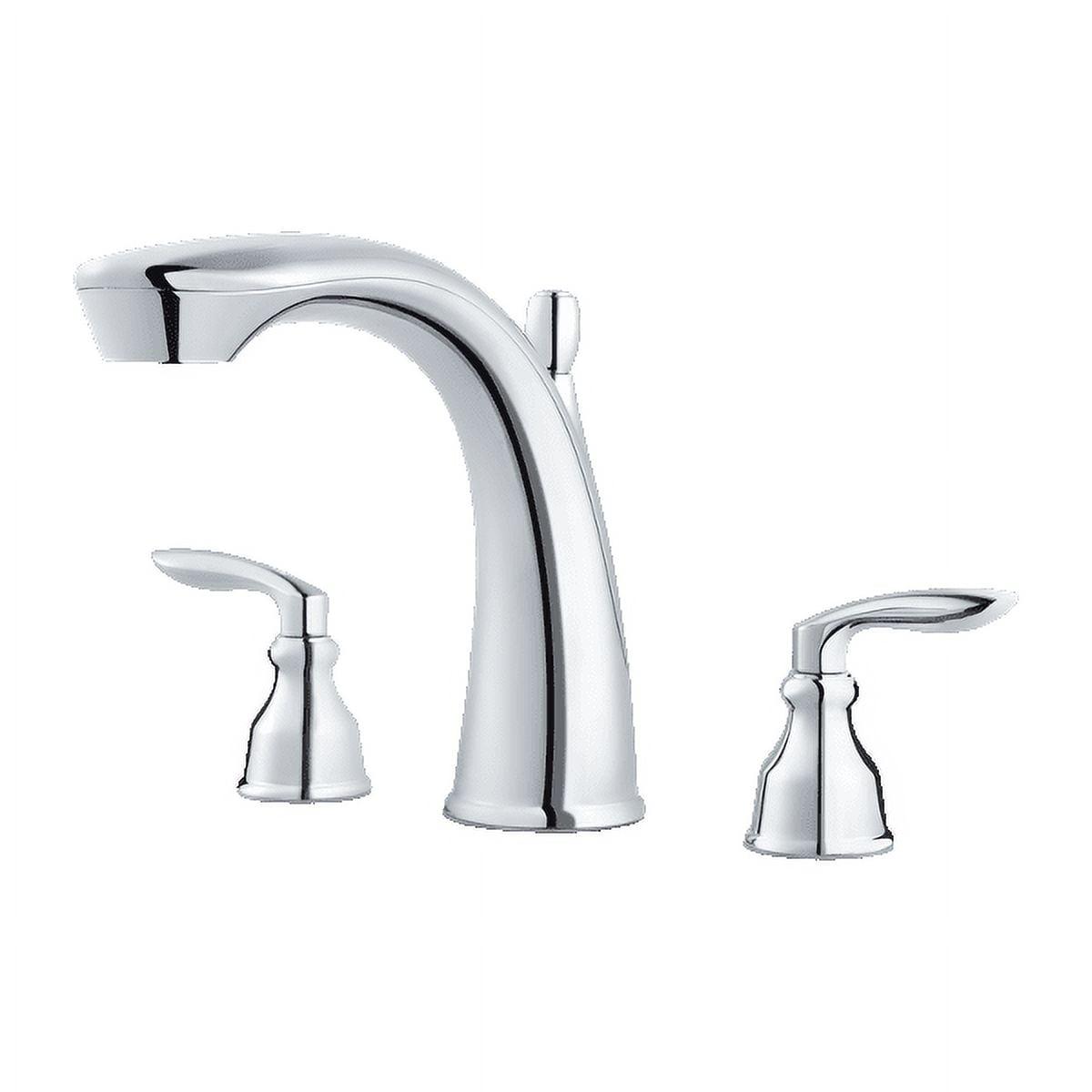 Avalon Double Handle Deck Mounted Roman Tub Faucet