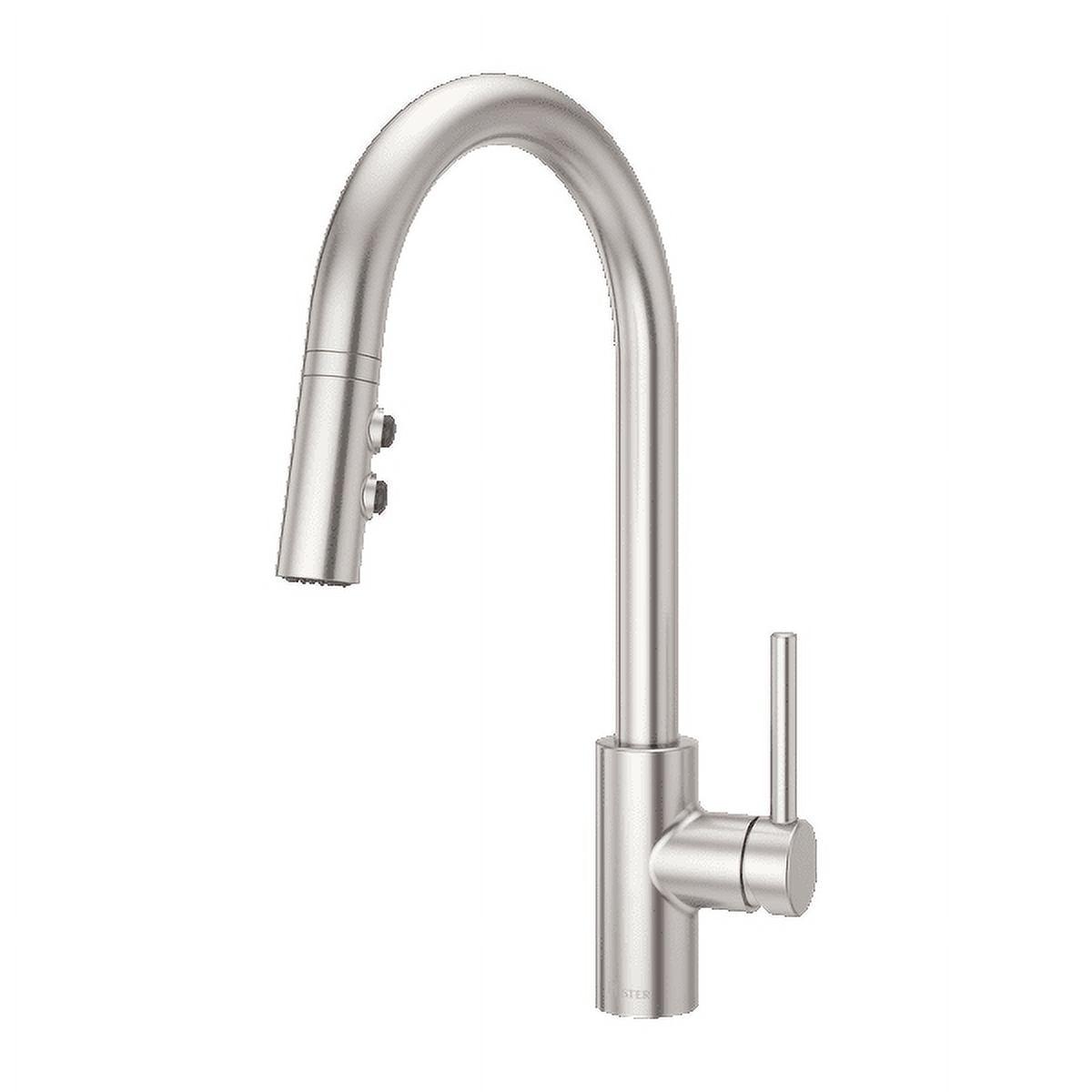 Stainless Steel Single Handle Pull-Down Kitchen Faucet