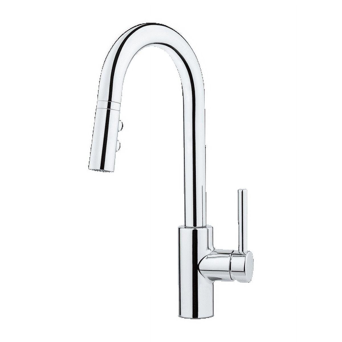 Stellen 15.47'' High Arc Pull-Down Polished Chrome Bar Faucet