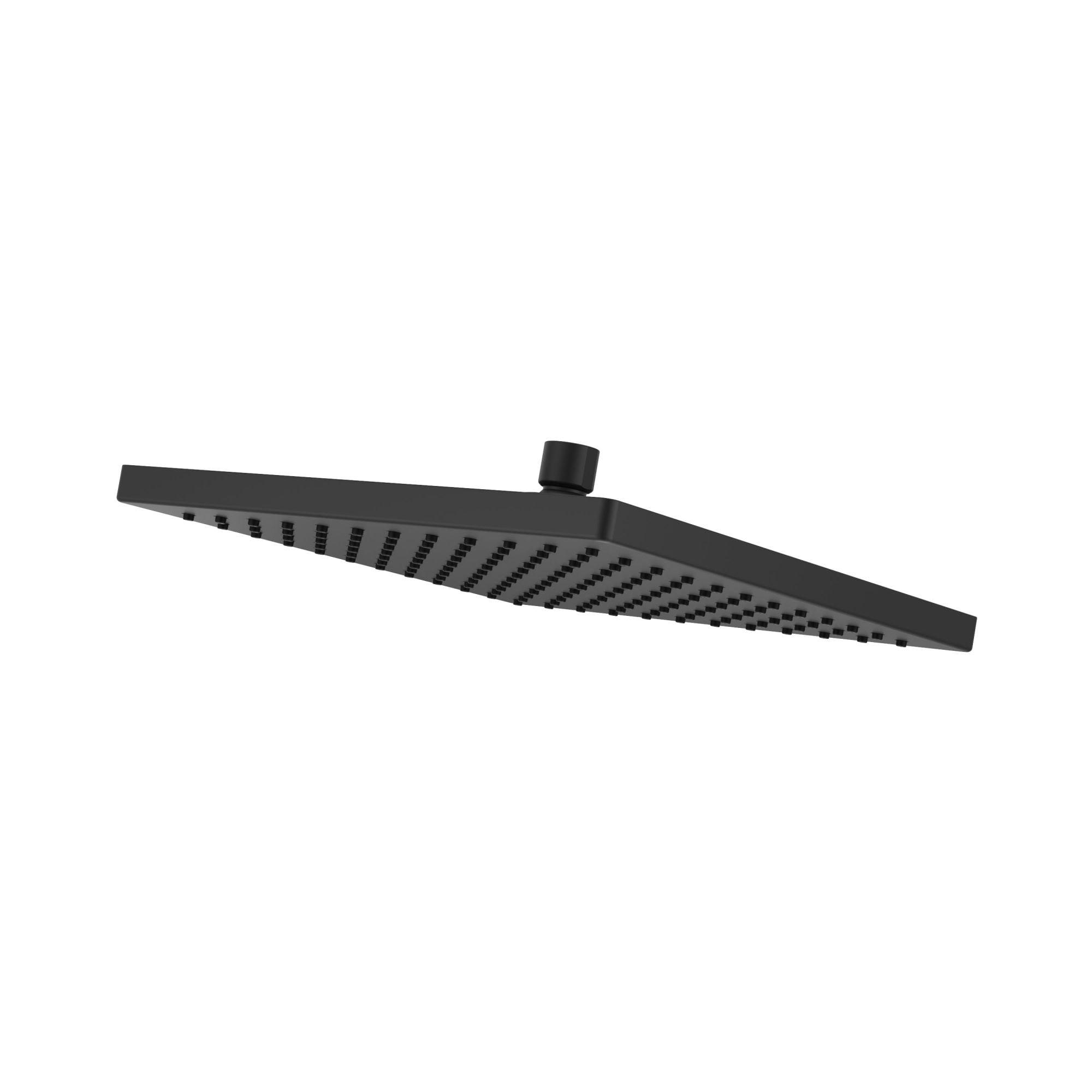 Pfister Ush-04Shw Modern Square 1.75 GPM Single Function Rain Shower Head - Black