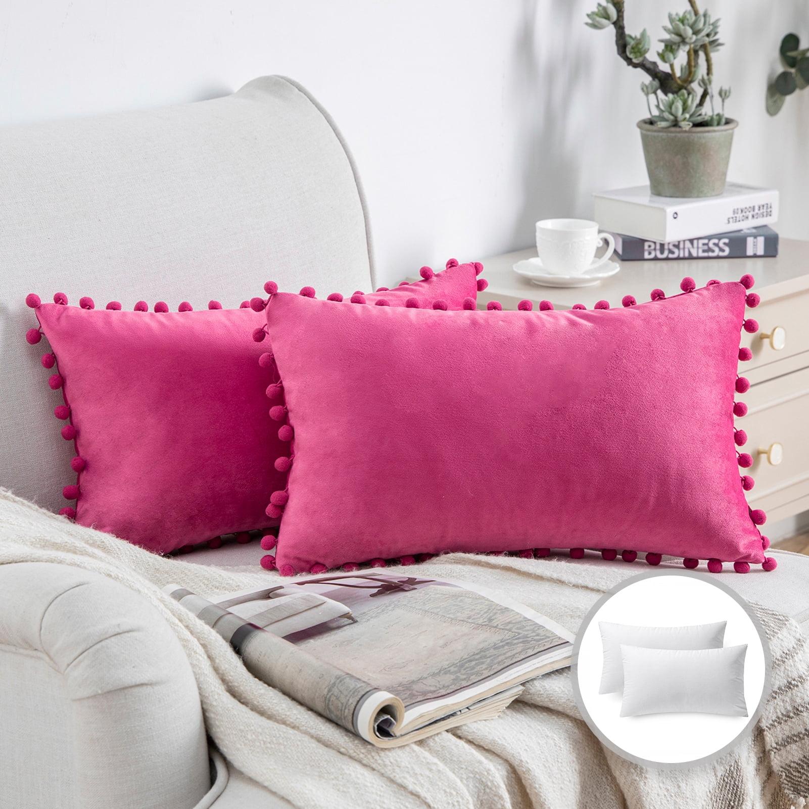 Phantoscope Pom Pom Cover Pillow Cover (Set of 2)