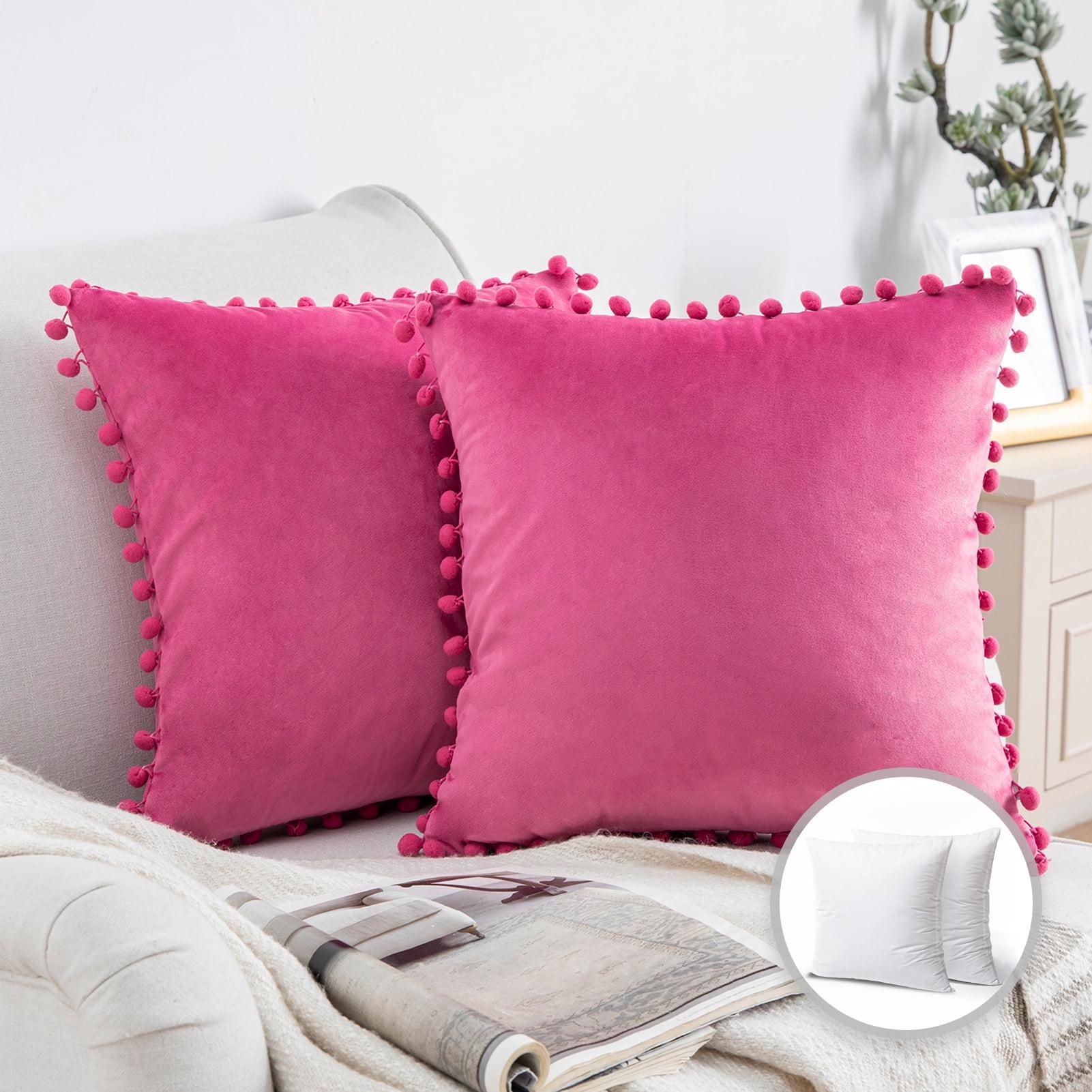 Tassels Reversible Throw Pillow (Set of 2)