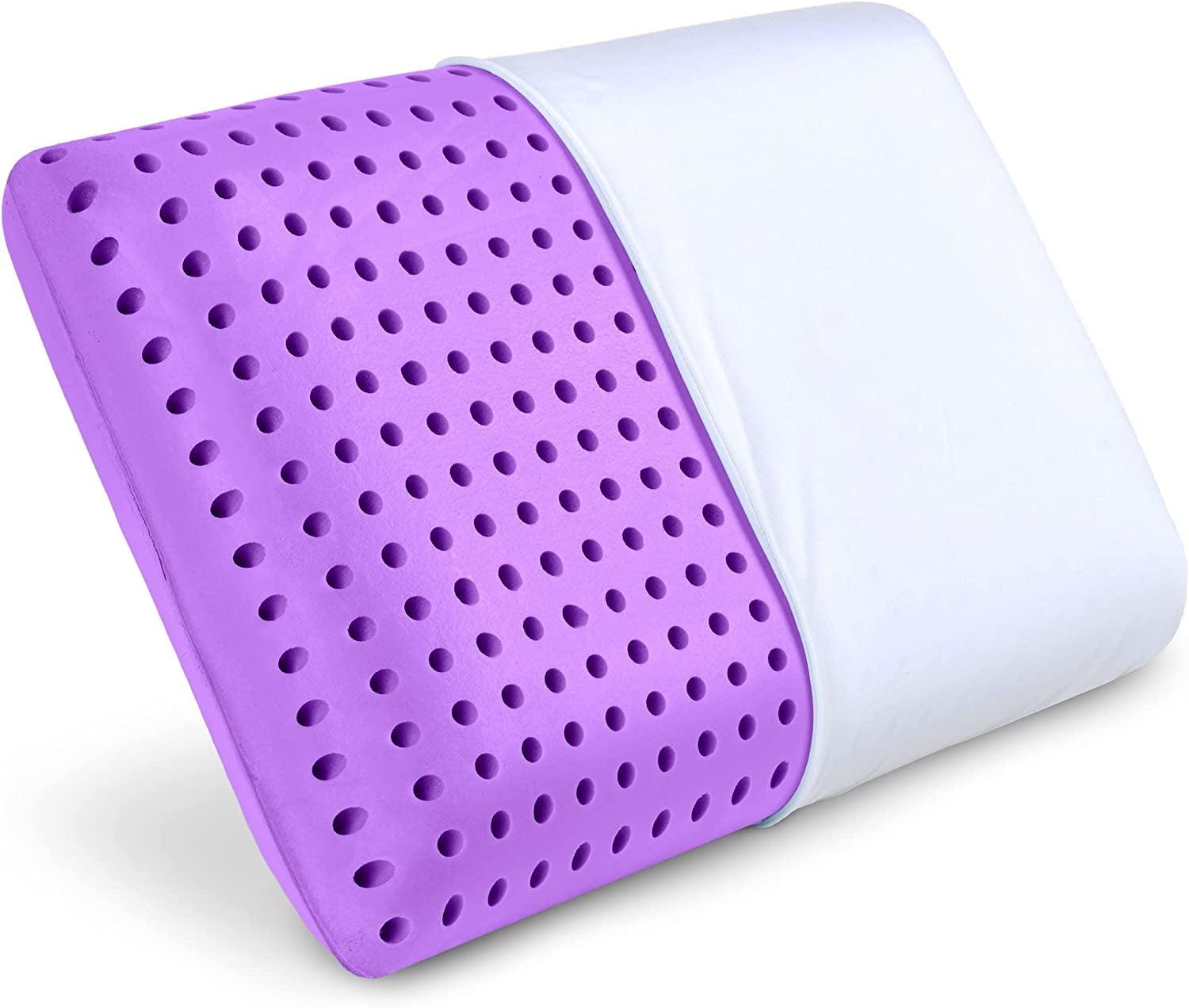 Purple Cooling Gel Infused Memory Foam Ventilated Pillow