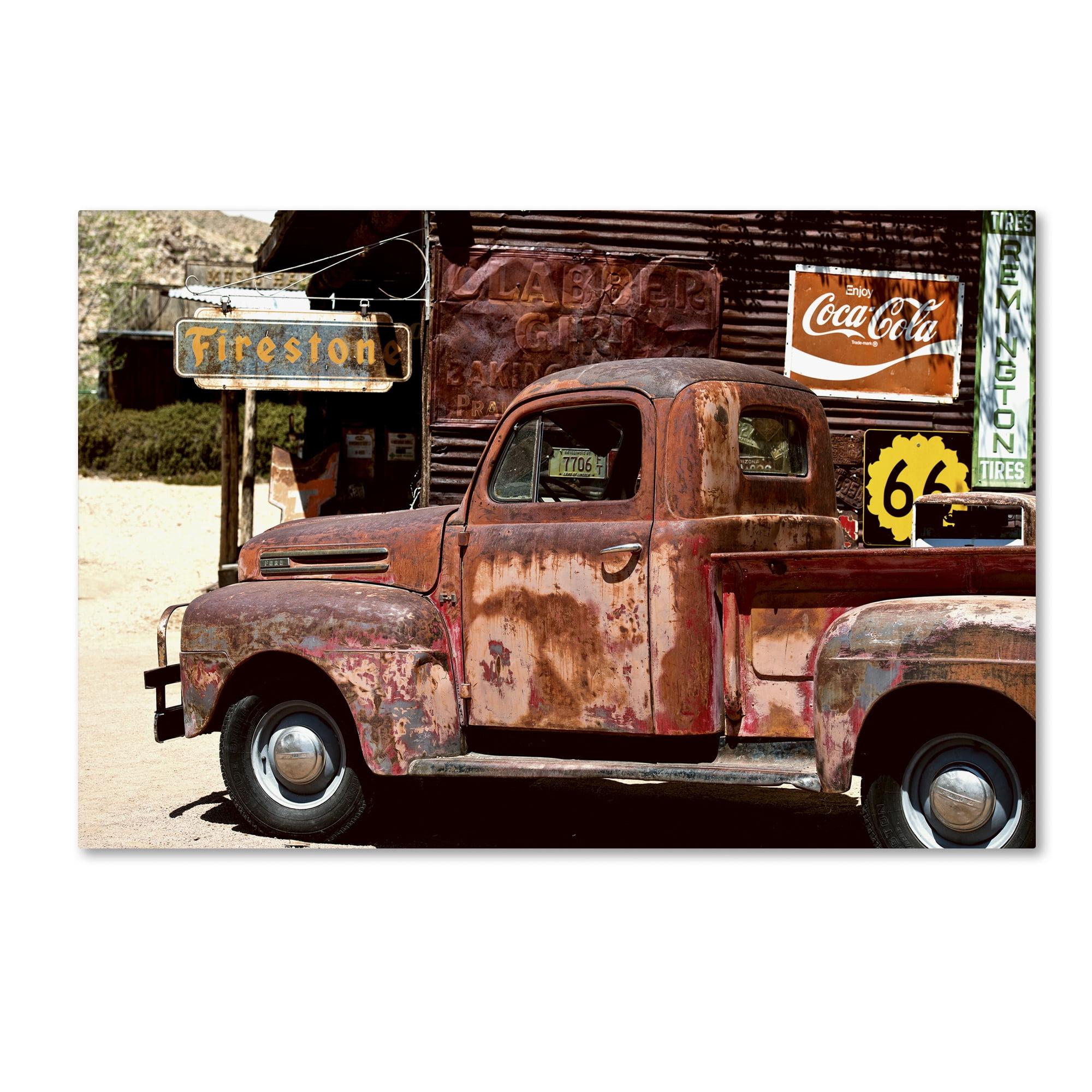 Trademark Fine Art -Philippe Hugonnard 'US Truck' Canvas Art - 16''x24''