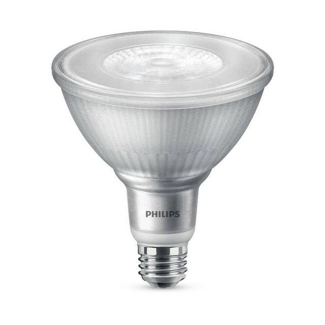 Philips LED 120W Bright White PAR38 1P: Dimmable Outdoor Flood Light Bulb, 120V, Energy Star Certified, 3000K, E26 Base
